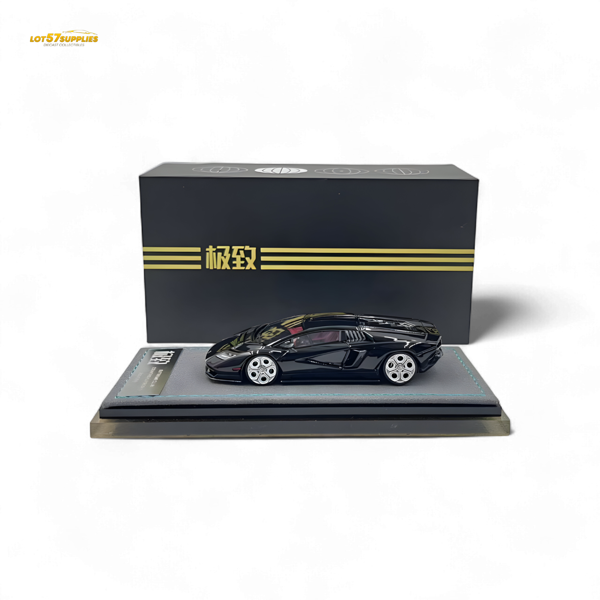 Extreme Club Lamborghini Countach LPI800-4 Nero Helene 1:64