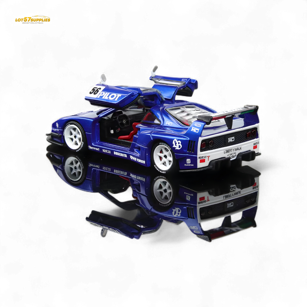 DEMON KING Auto Ferrari F40 LB-Works Wide-Body PILOT Livery 1:64