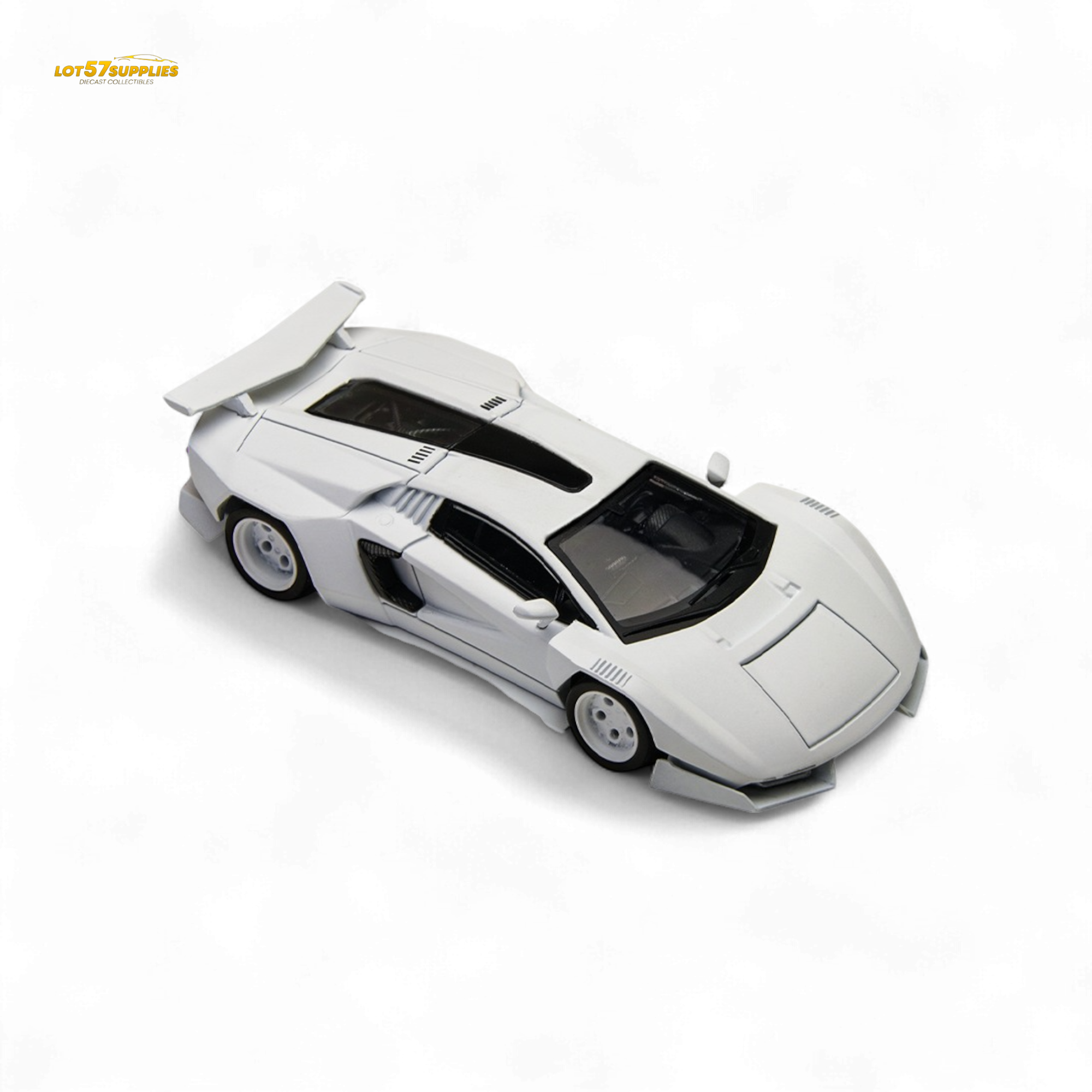 TimeMicro Countach V Ver. Mechanic White 1:64