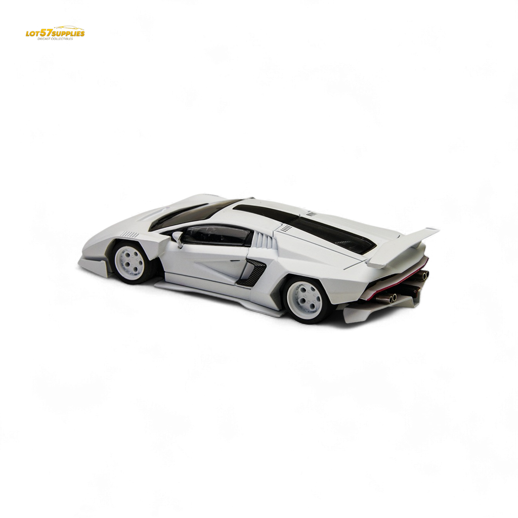 TimeMicro Countach V Ver. Mechanic White 1:64