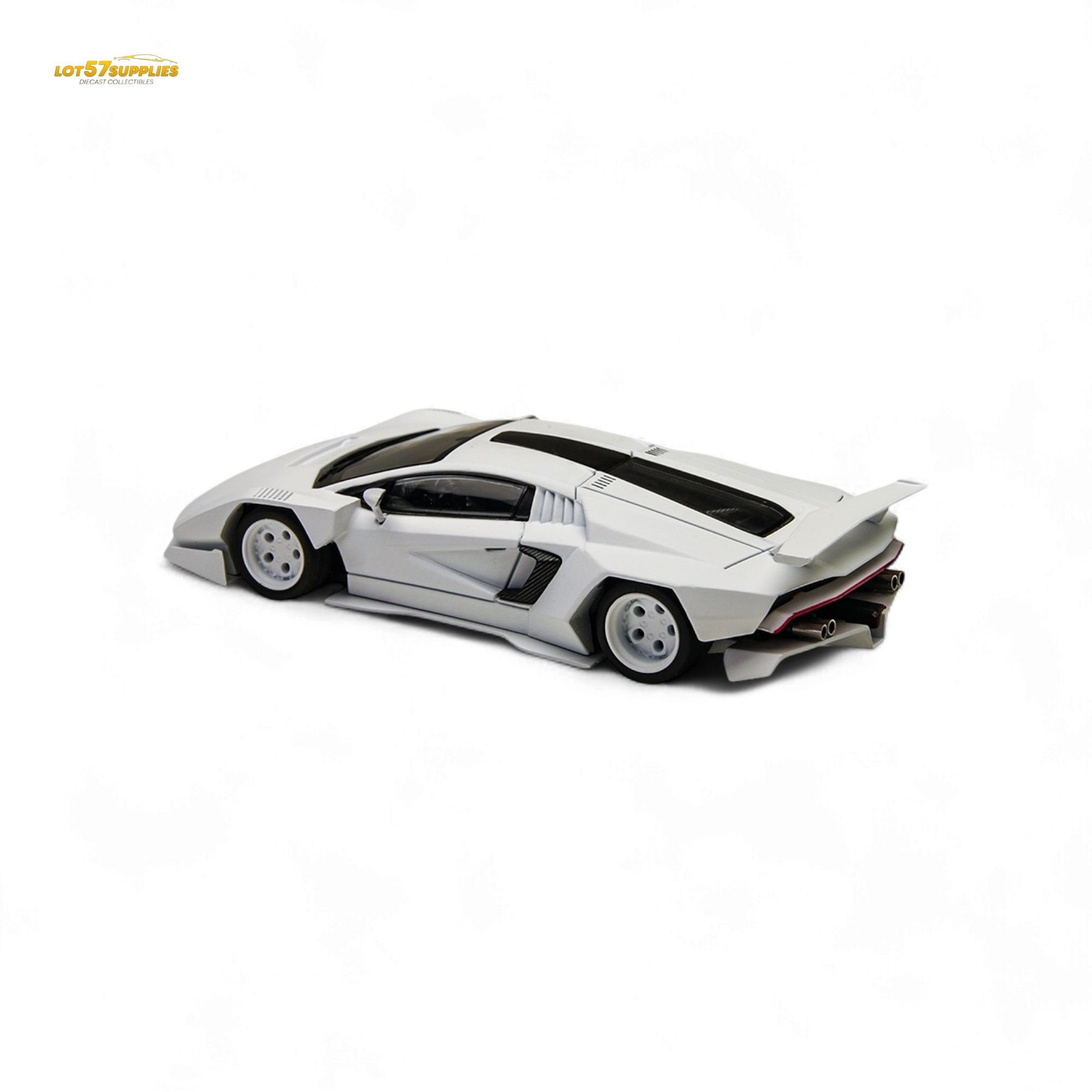 TimeMicro Countach V Ver. Mechanic White 1:64
