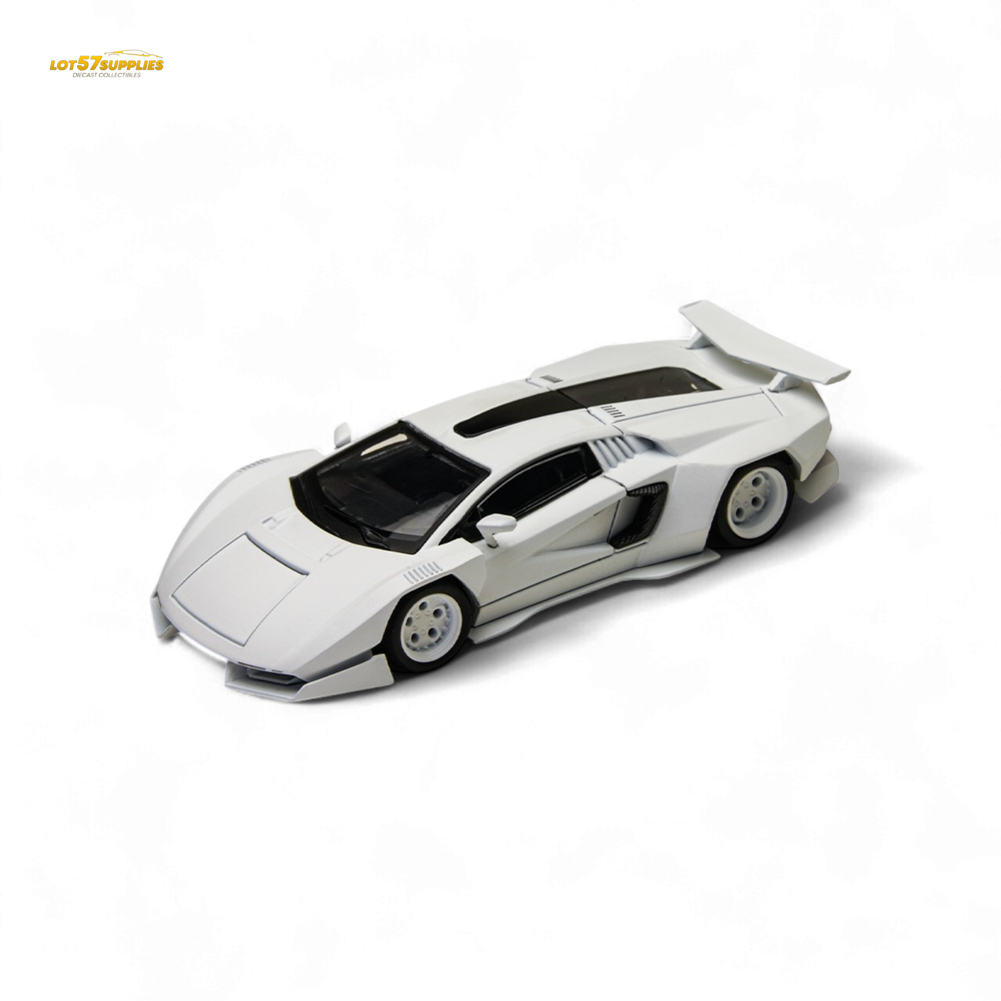 TimeMicro Countach V Ver. Mechanic White 1:64