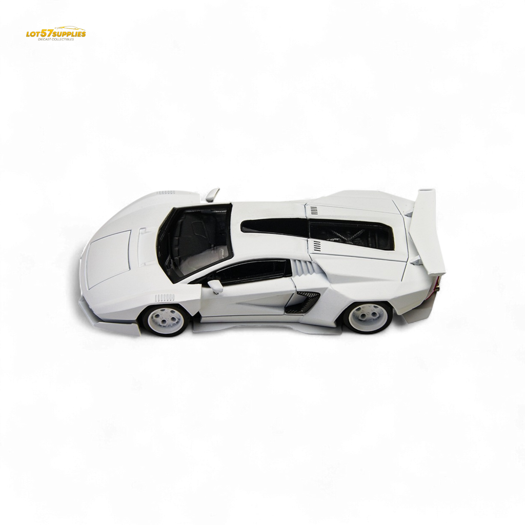 TimeMicro Countach V Ver. Mechanic White 1:64