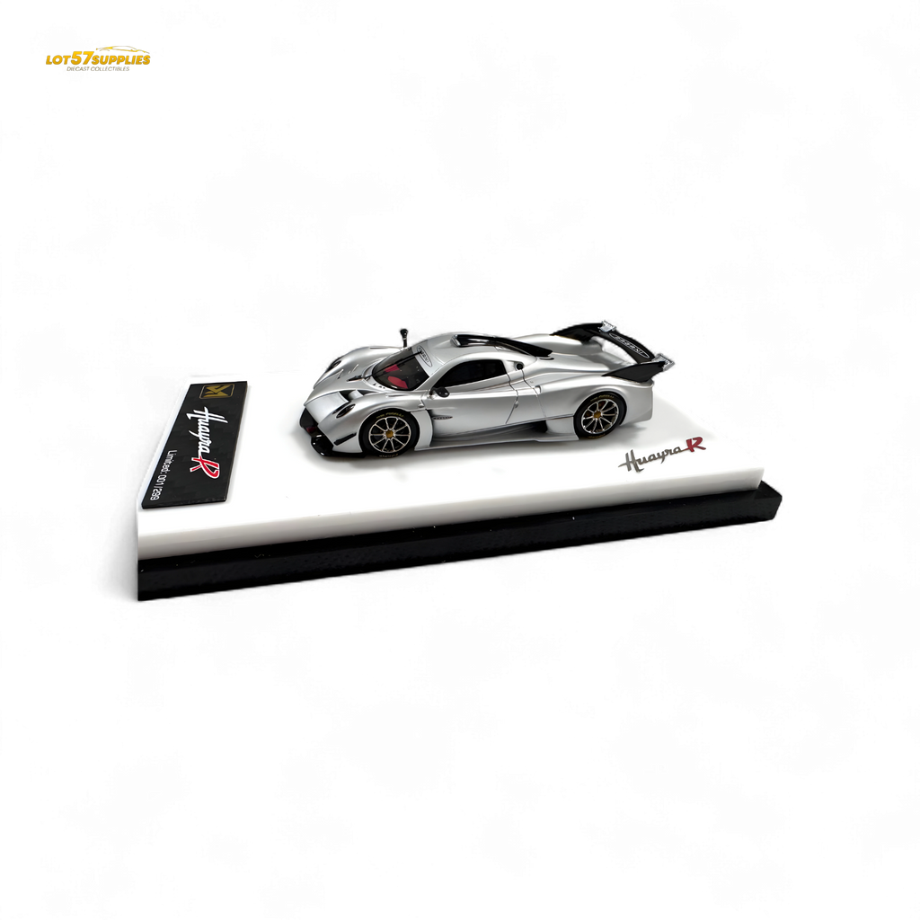 DMY Pagani Huayra R Matte Silver 1:64