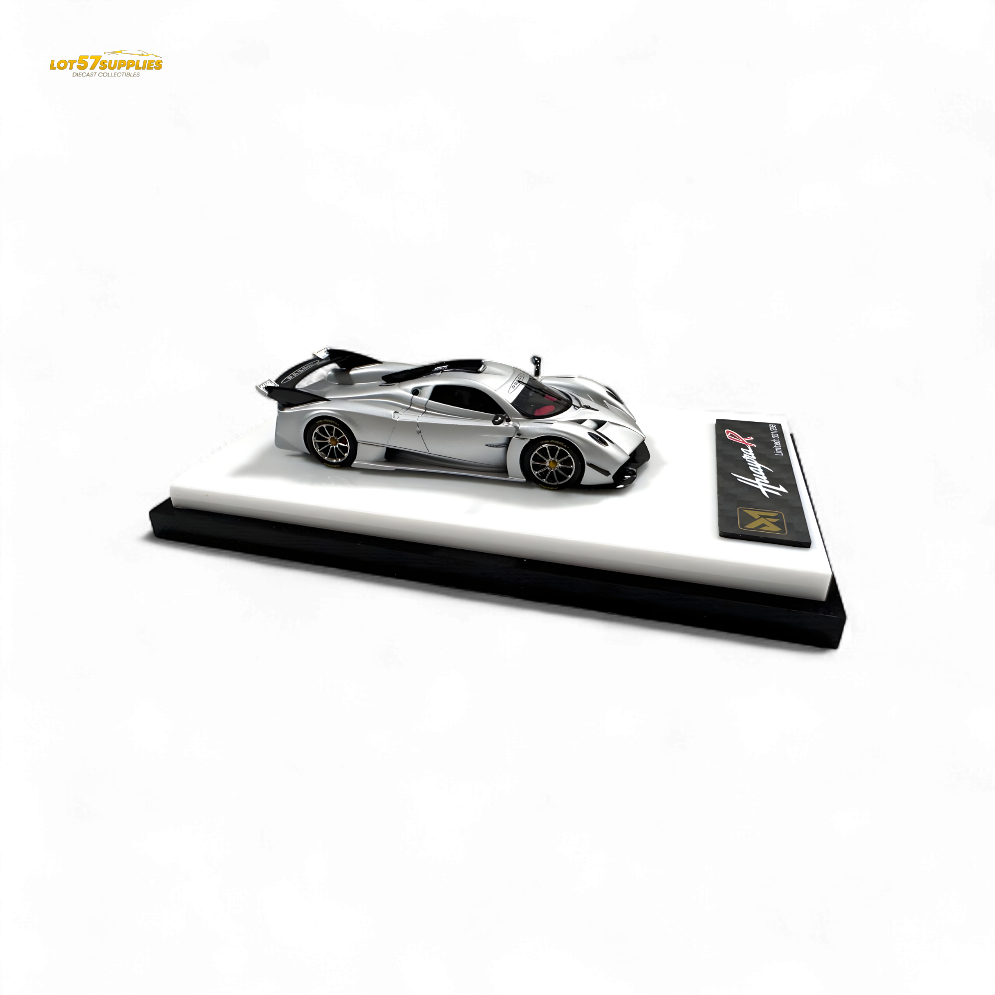 DMY Pagani Huayra R Matte Silver 1:64