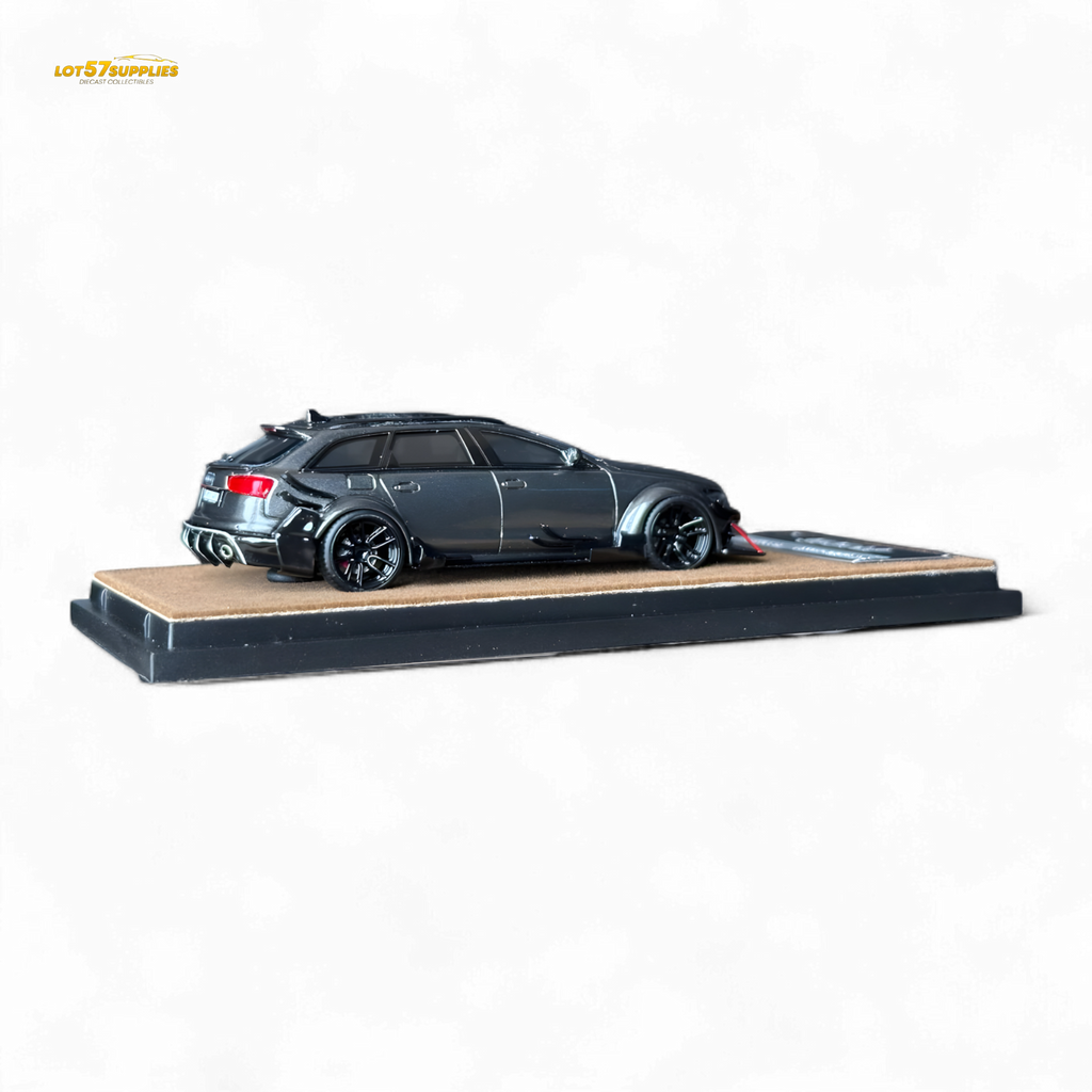Qidian Model Audi RS6 Avant (C7) Gungrey 1:64