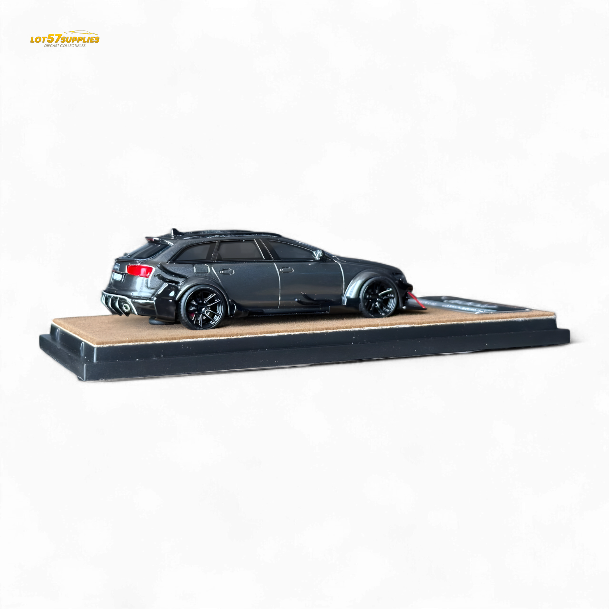 Qidian Model Audi RS6 Avant (C7) Gungrey 1:64