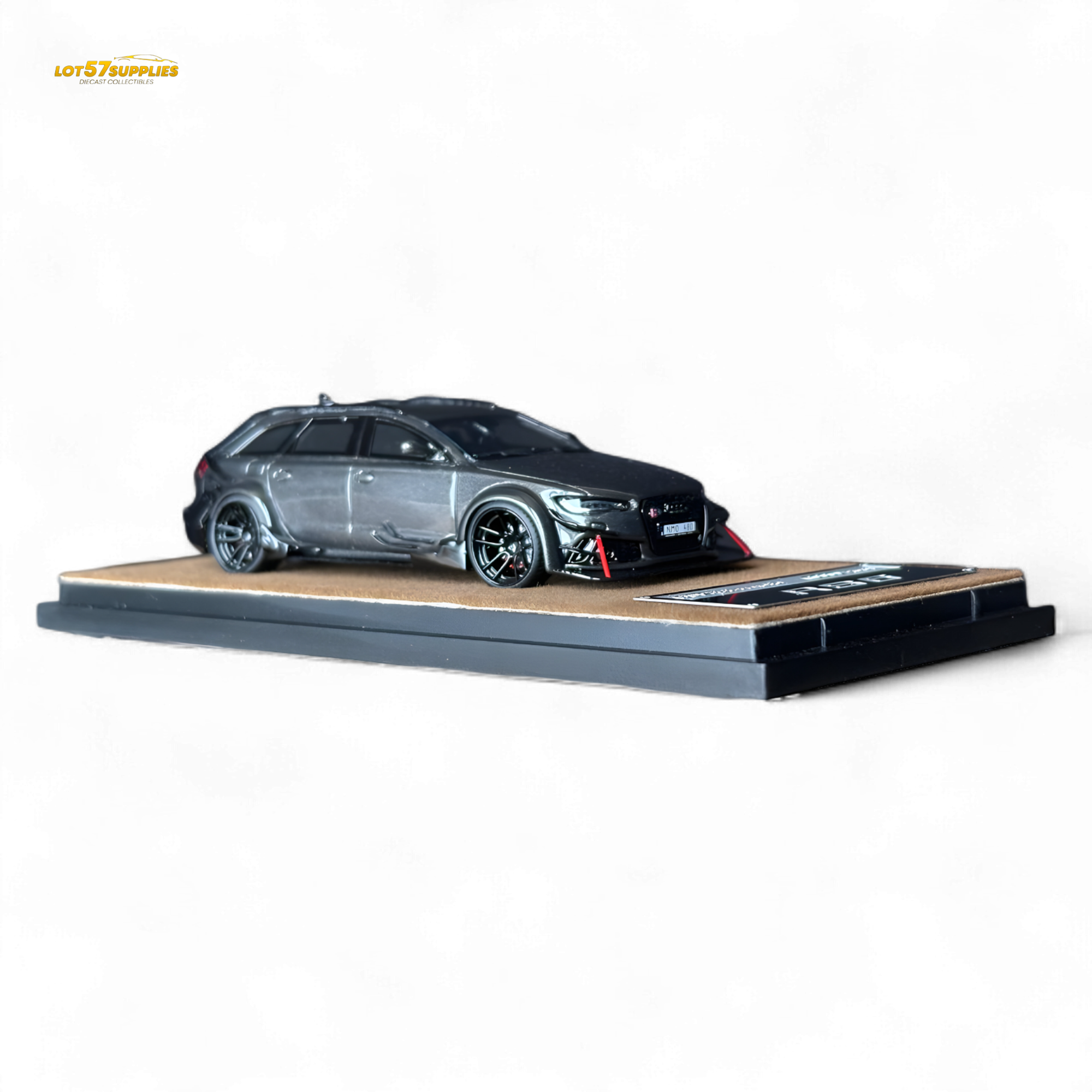 Qidian Model Audi RS6 Avant (C7) Gungrey 1:64