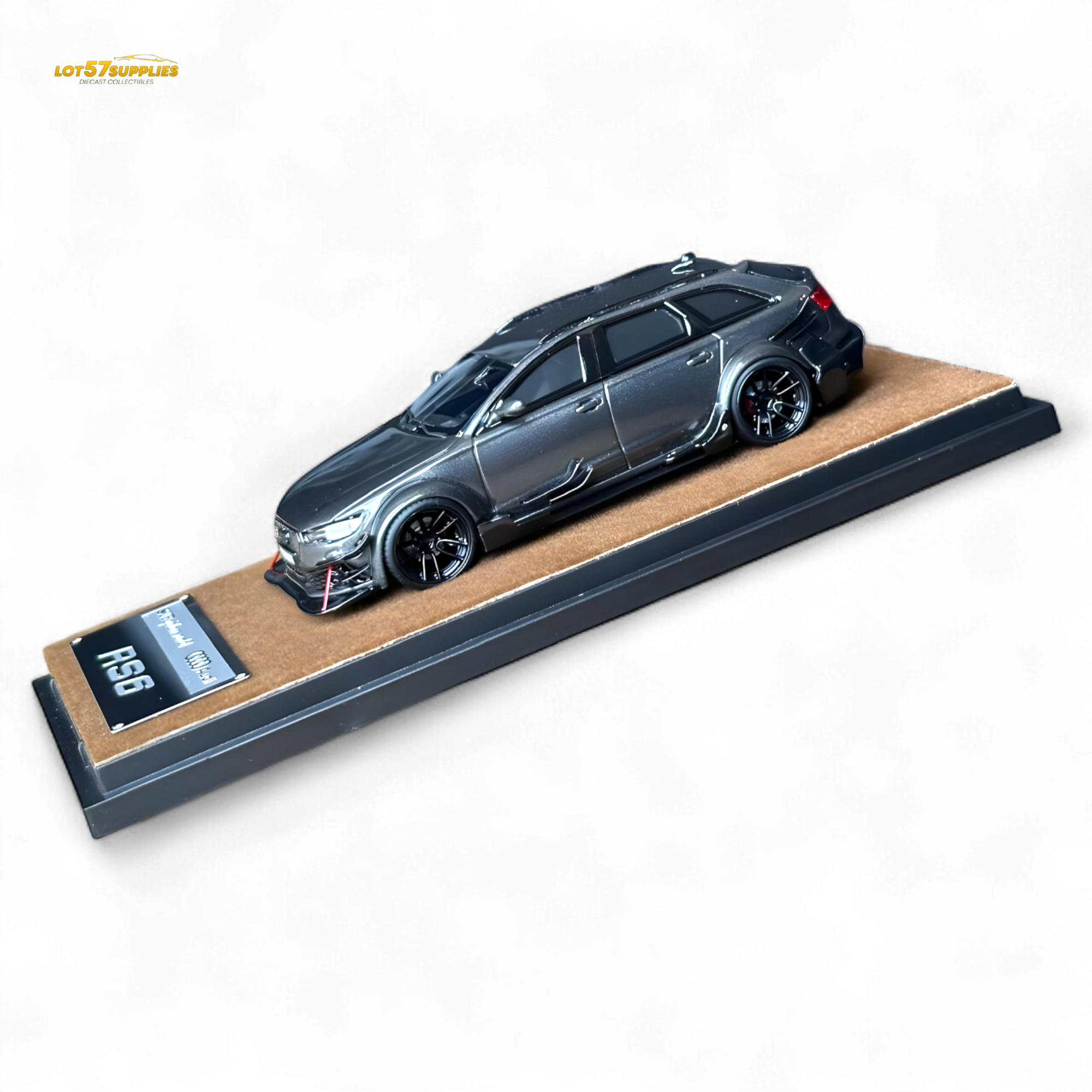 Qidian Model Audi RS6 Avant (C7) Gungrey 1:64