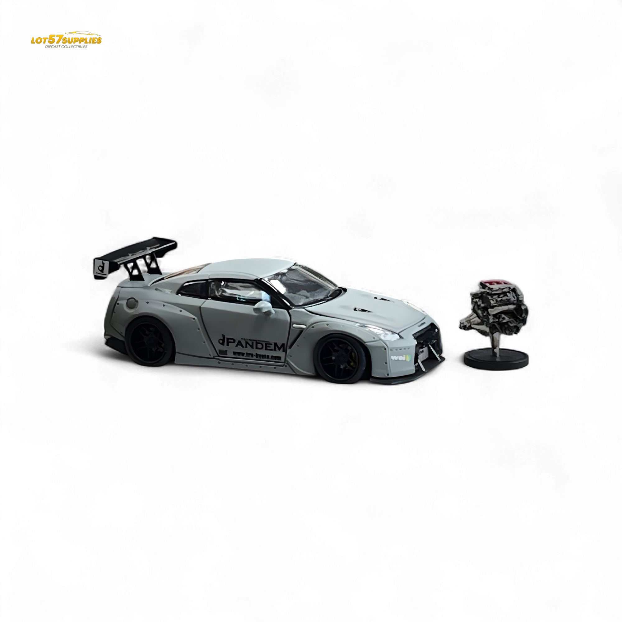 PGM Rocket Bunny R35 Combat Grey Luxury Version 1:64