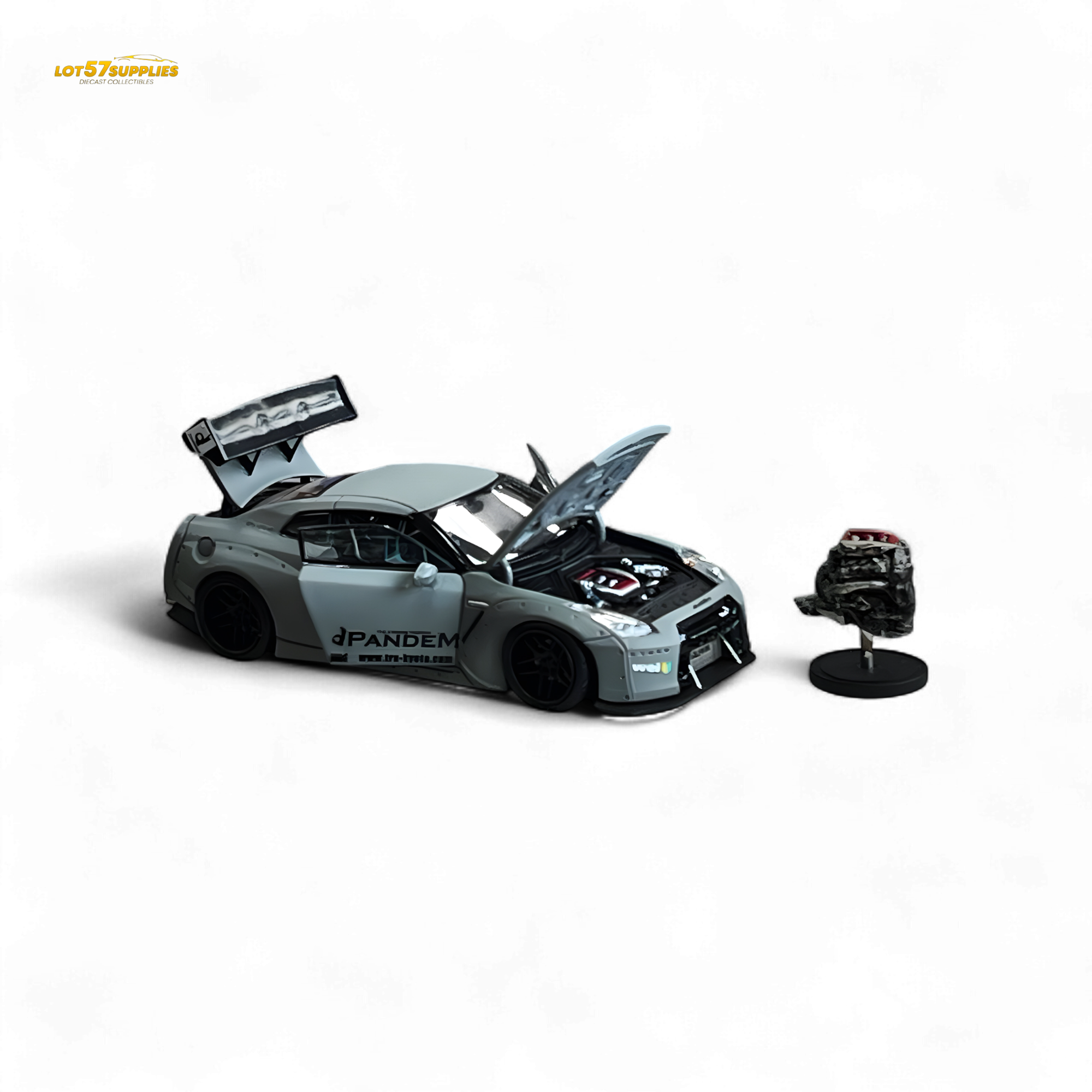 PGM Rocket Bunny R35 Combat Grey Luxury Version 1:64