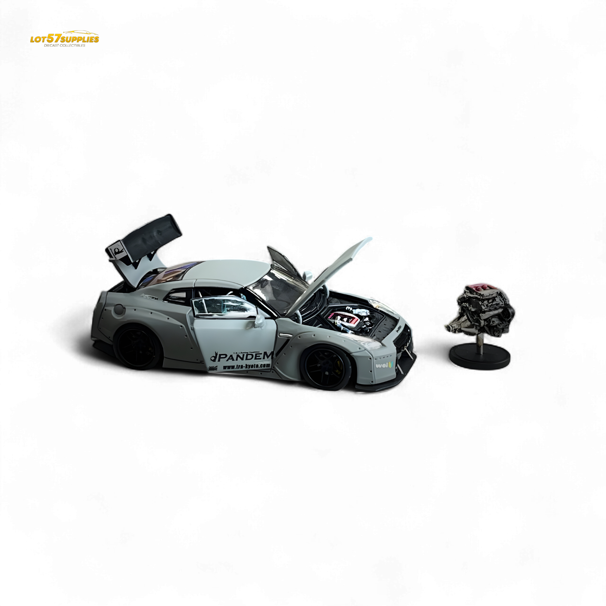 PGM Rocket Bunny R35 Combat Grey Luxury Version 1:64