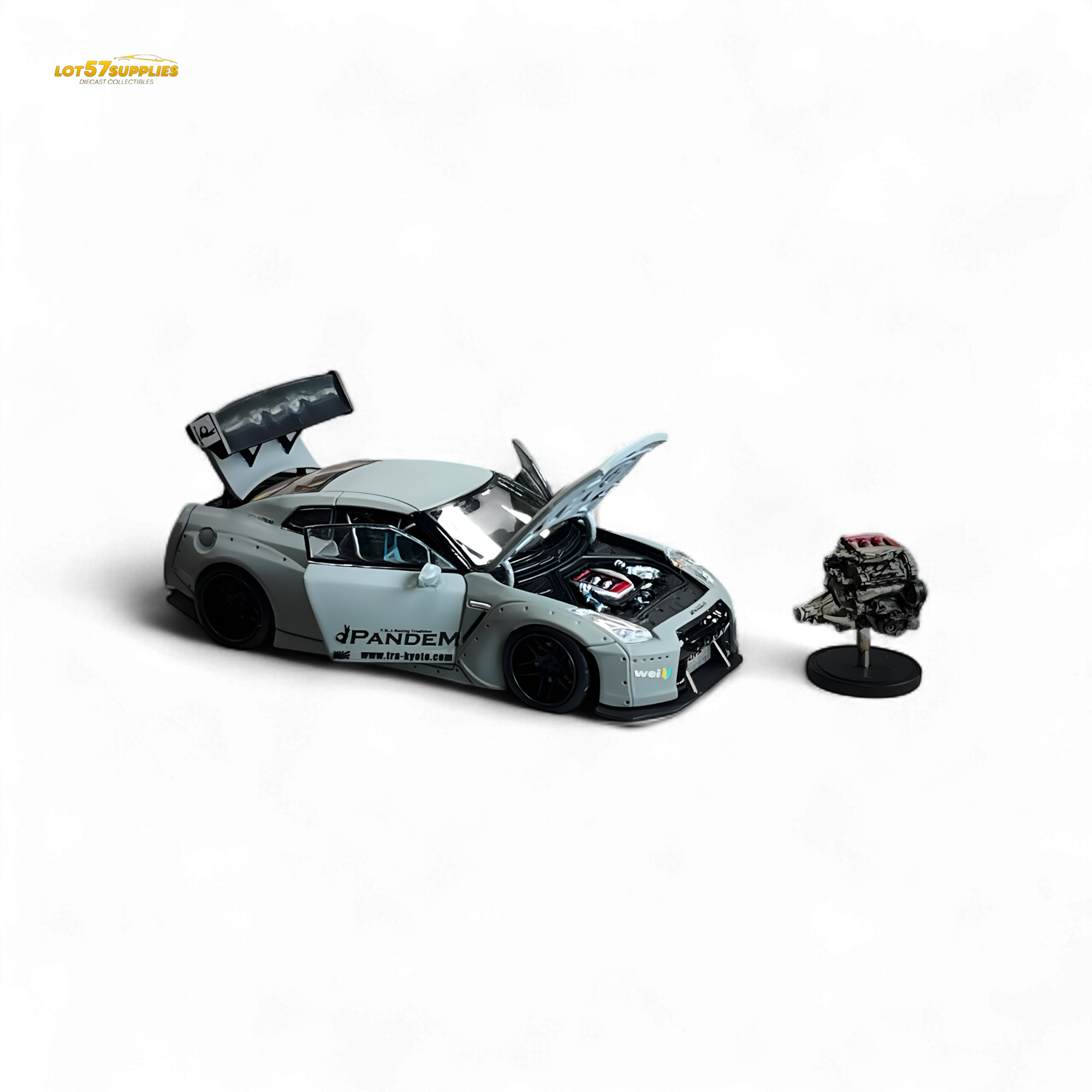 PGM Rocket Bunny R35 Combat Grey Luxury Version 1:64