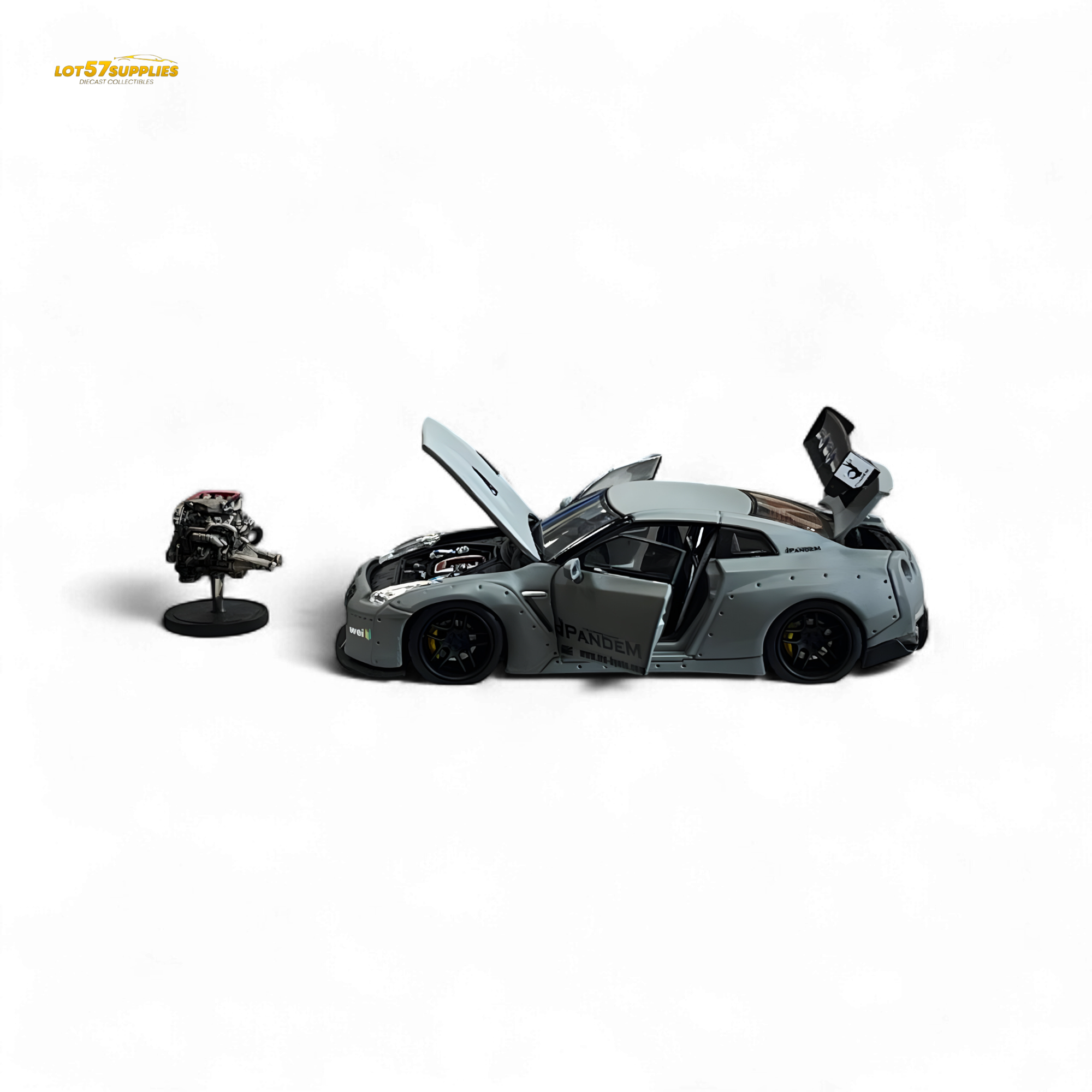 PGM Rocket Bunny R35 Combat Grey Luxury Version 1:64