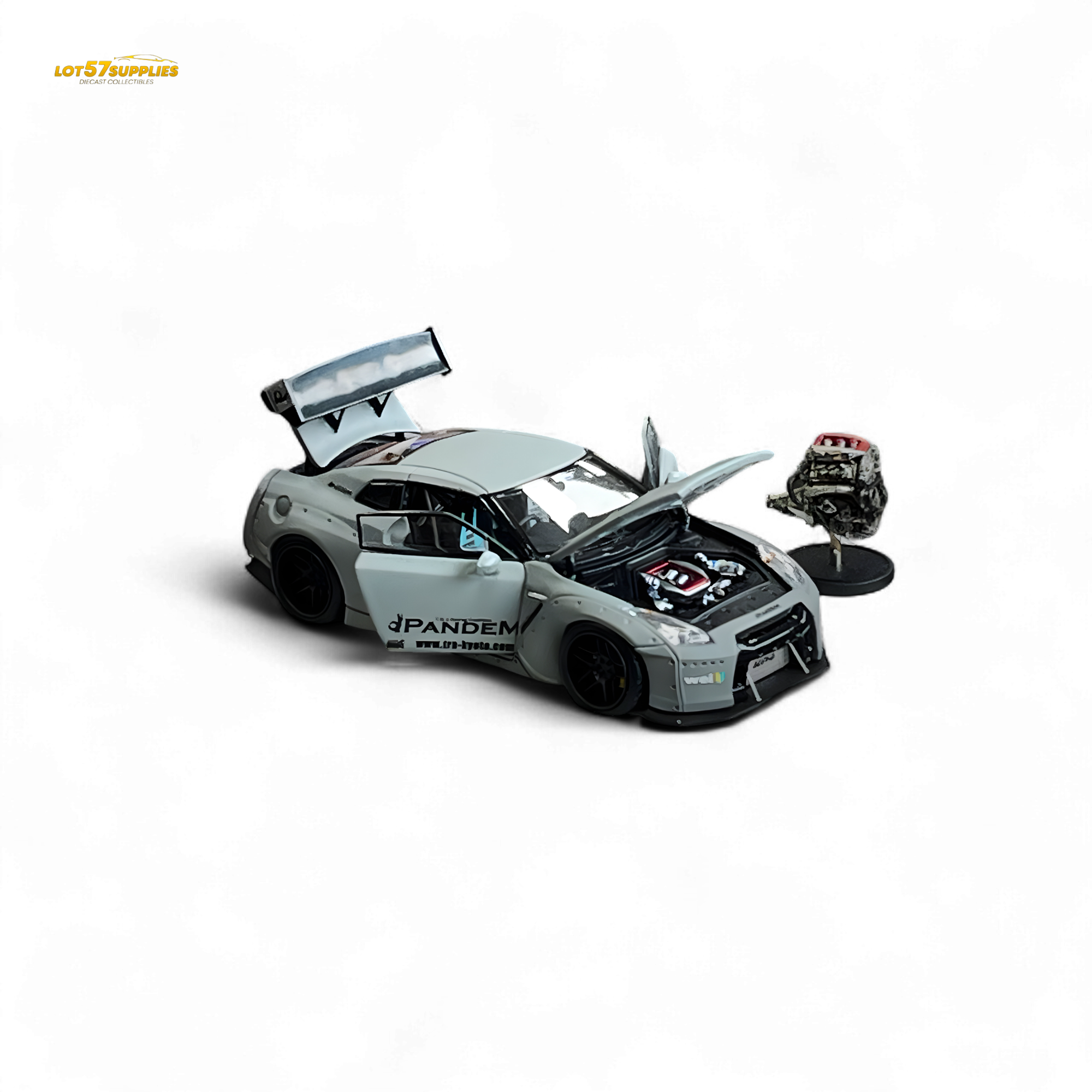PGM Rocket Bunny R35 Combat Grey Luxury Version 1:64