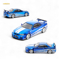 Fast Speed Skyline GT-R R34 Nismo Z-Tune Blue 1:64