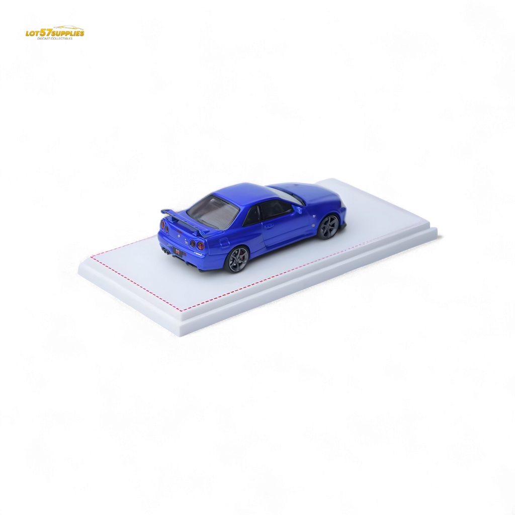 Focal Horizon Skyline GT-R R34 V-SPEC-II Bayside Blue 1:64