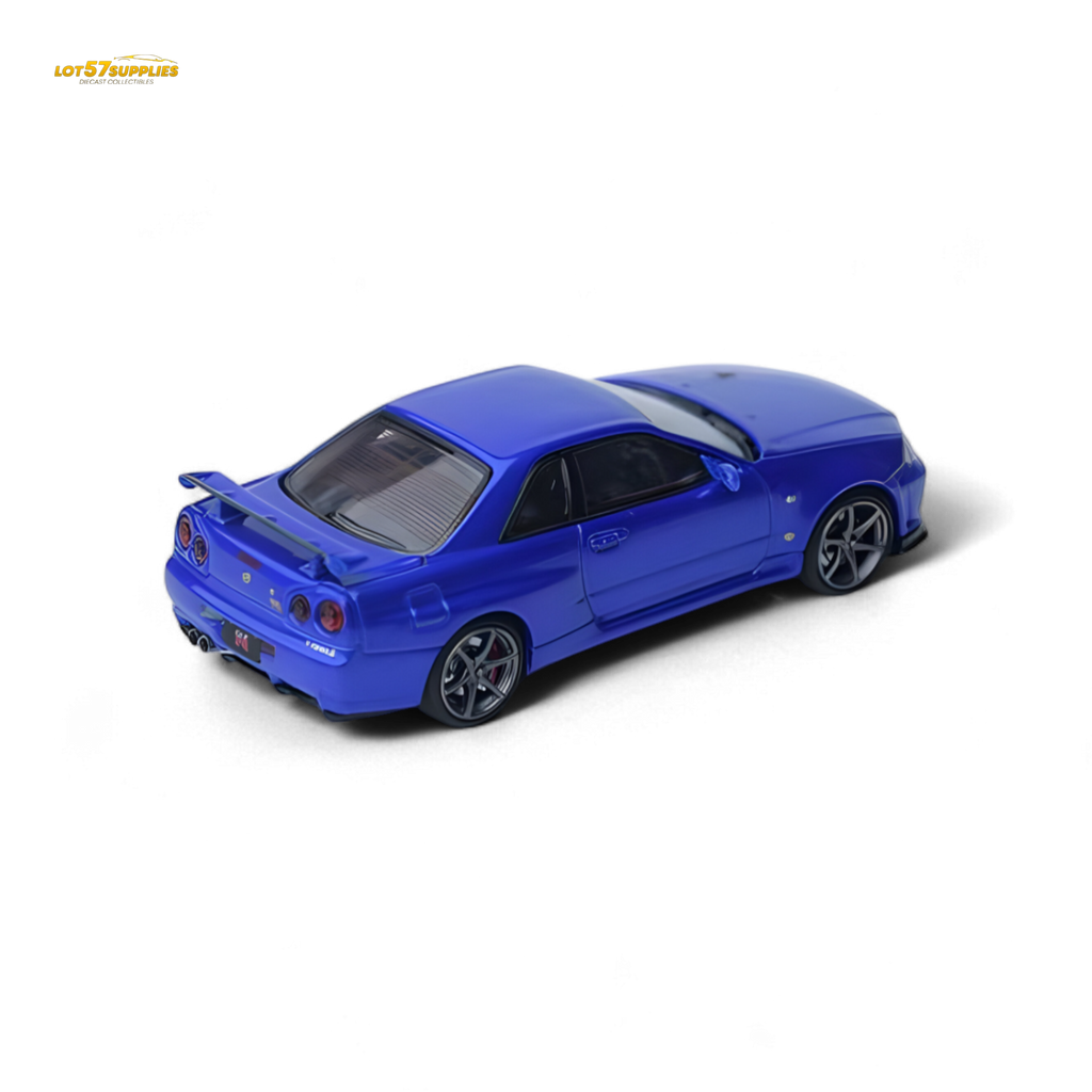 Focal Horizon Skyline GT-R R34 V-SPEC-II Bayside Blue 1:64