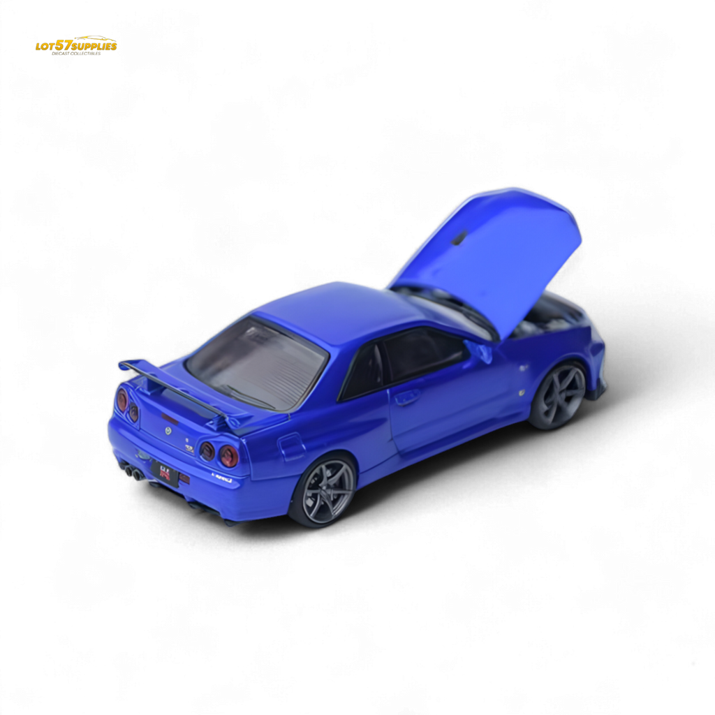 Focal Horizon Skyline GT-R R34 V-SPEC-II Bayside Blue 1:64