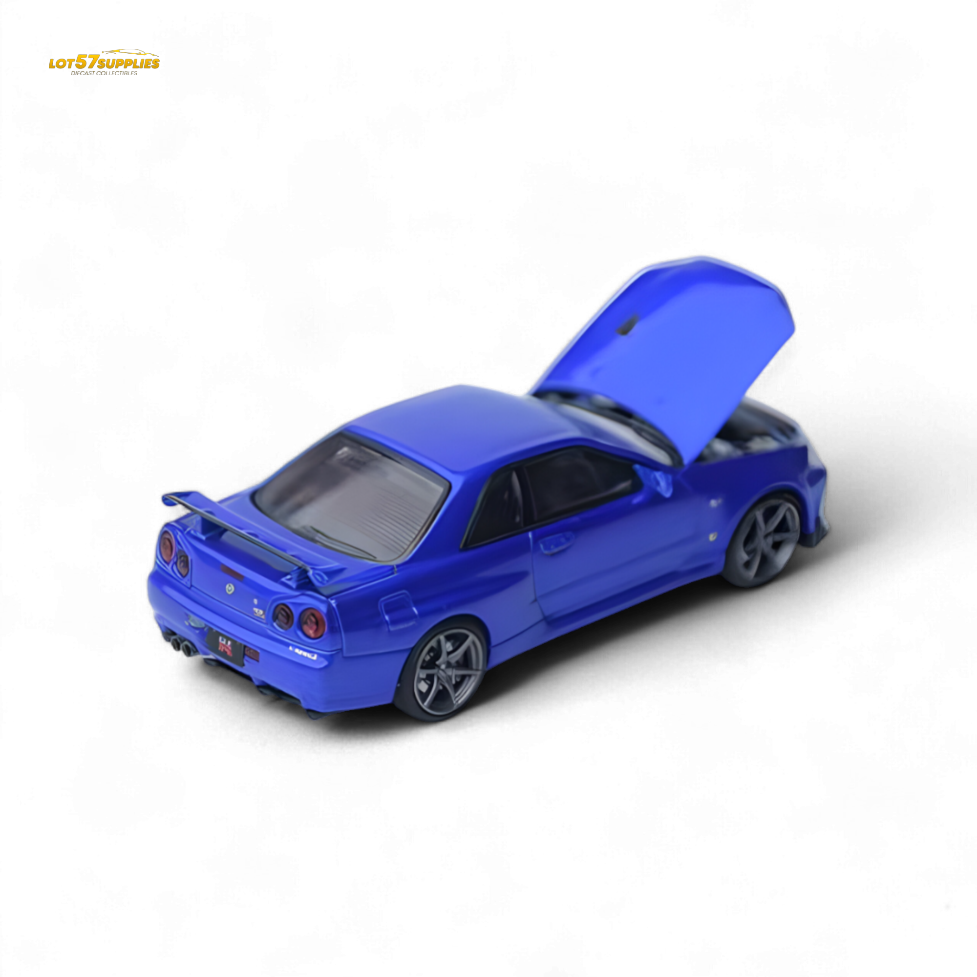Focal Horizon Skyline GT-R R34 V-SPEC-II Bayside Blue 1:64