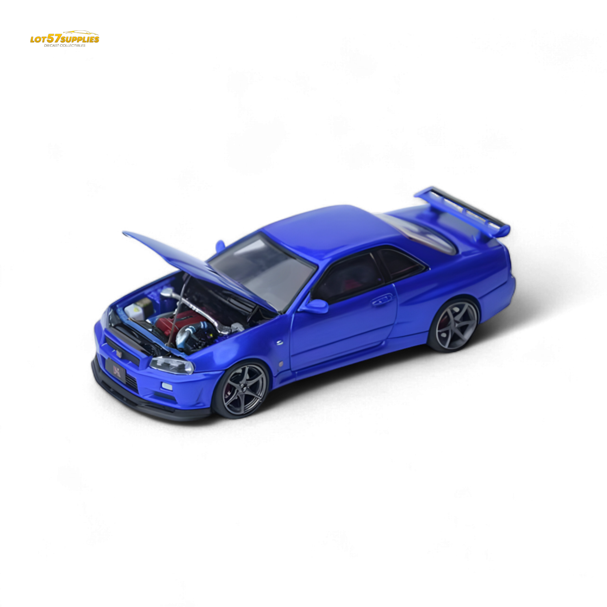 Focal Horizon Skyline GT-R R34 V-SPEC-II Bayside Blue 1:64
