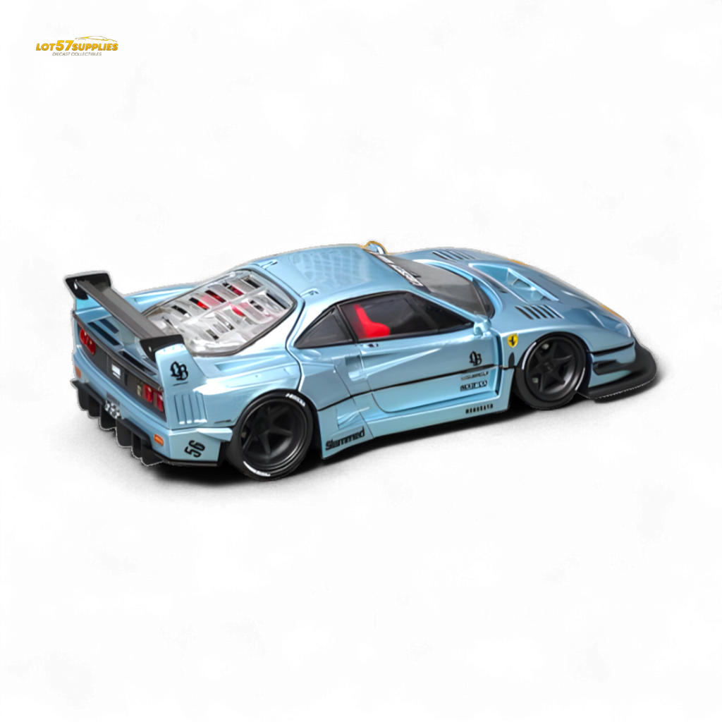 Star Model Ferrari F40 LB-Works WideBody Ice Blue 1:64