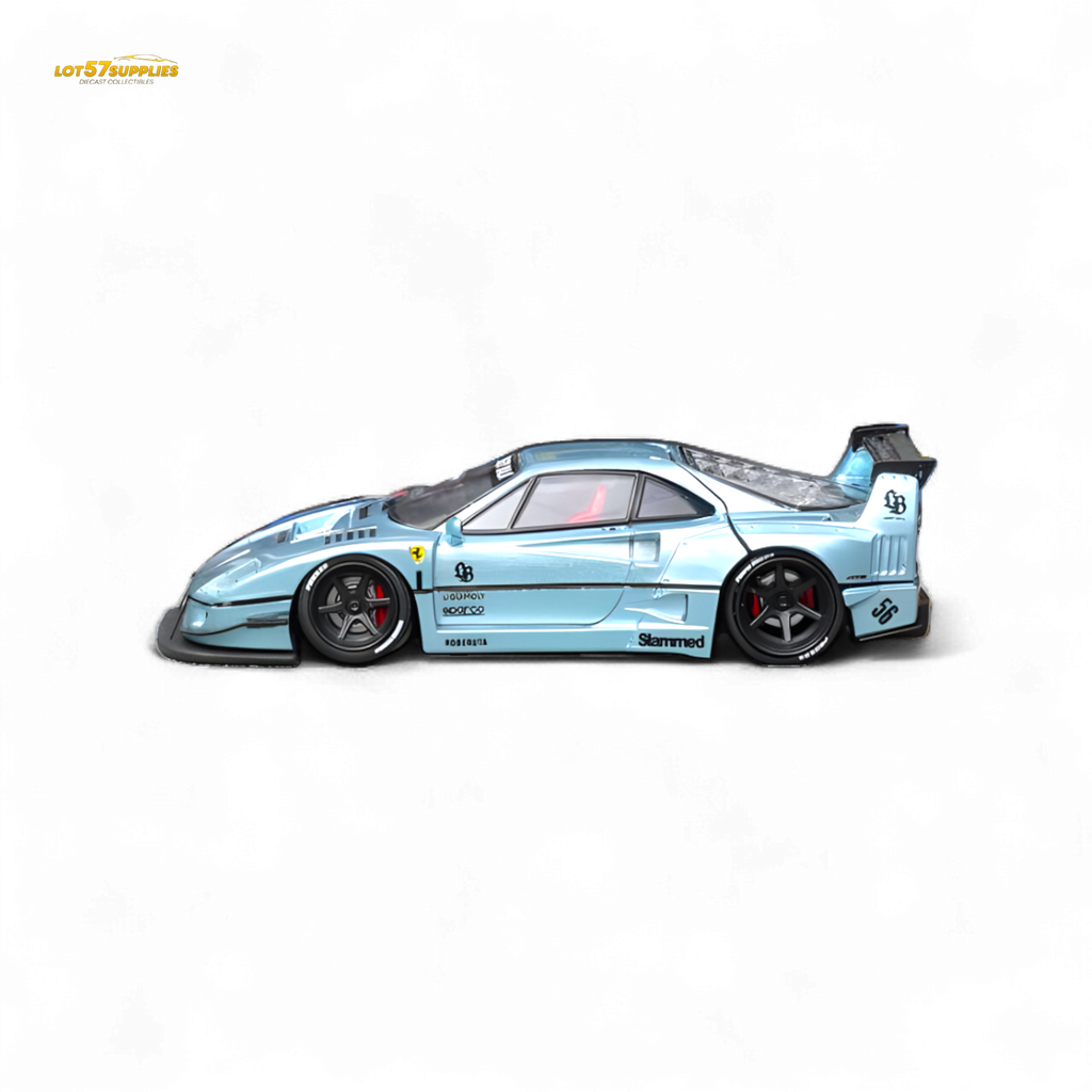 Star Model Ferrari F40 LB-Works WideBody Ice Blue 1:64