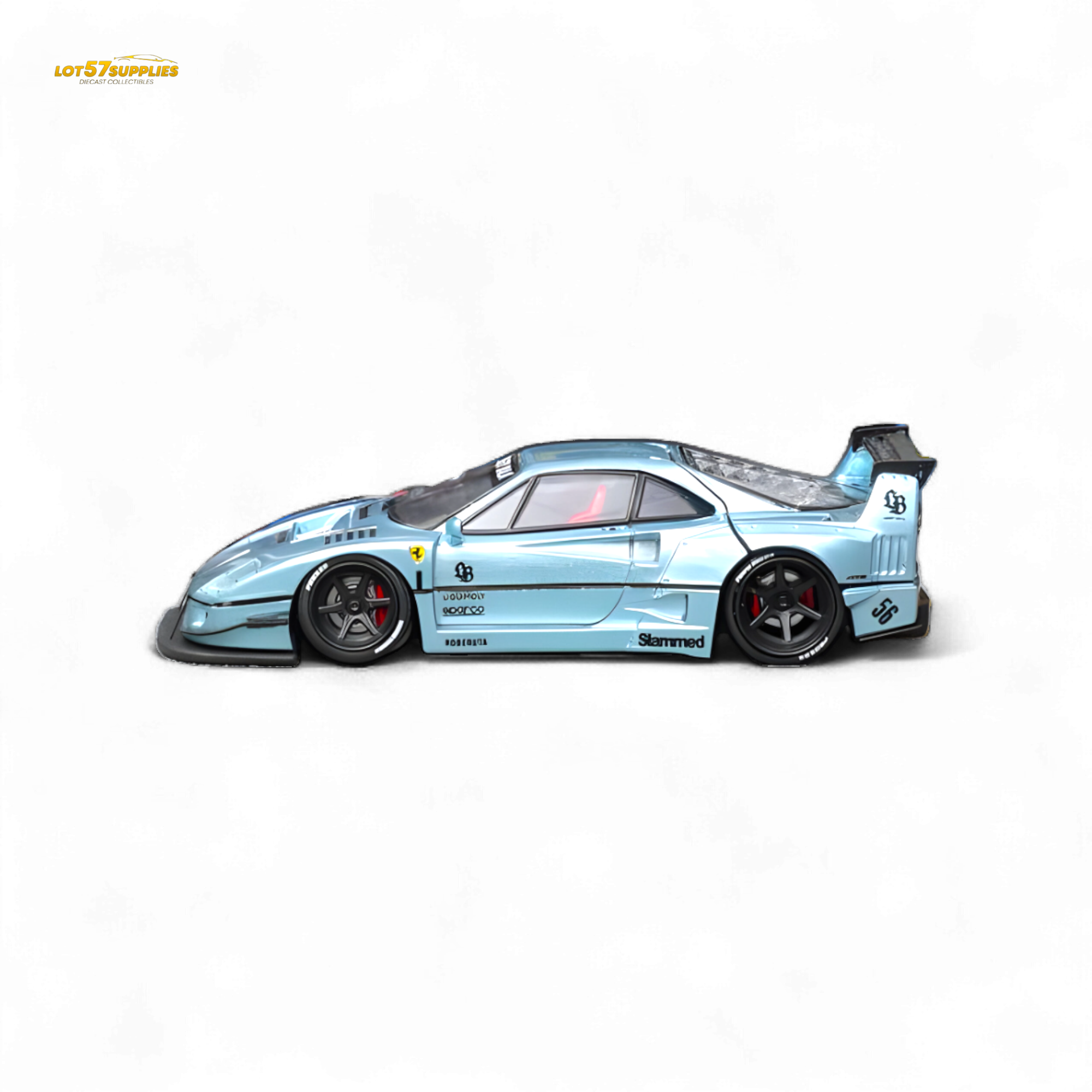 Star Model Ferrari F40 LB-Works WideBody Ice Blue 1:64