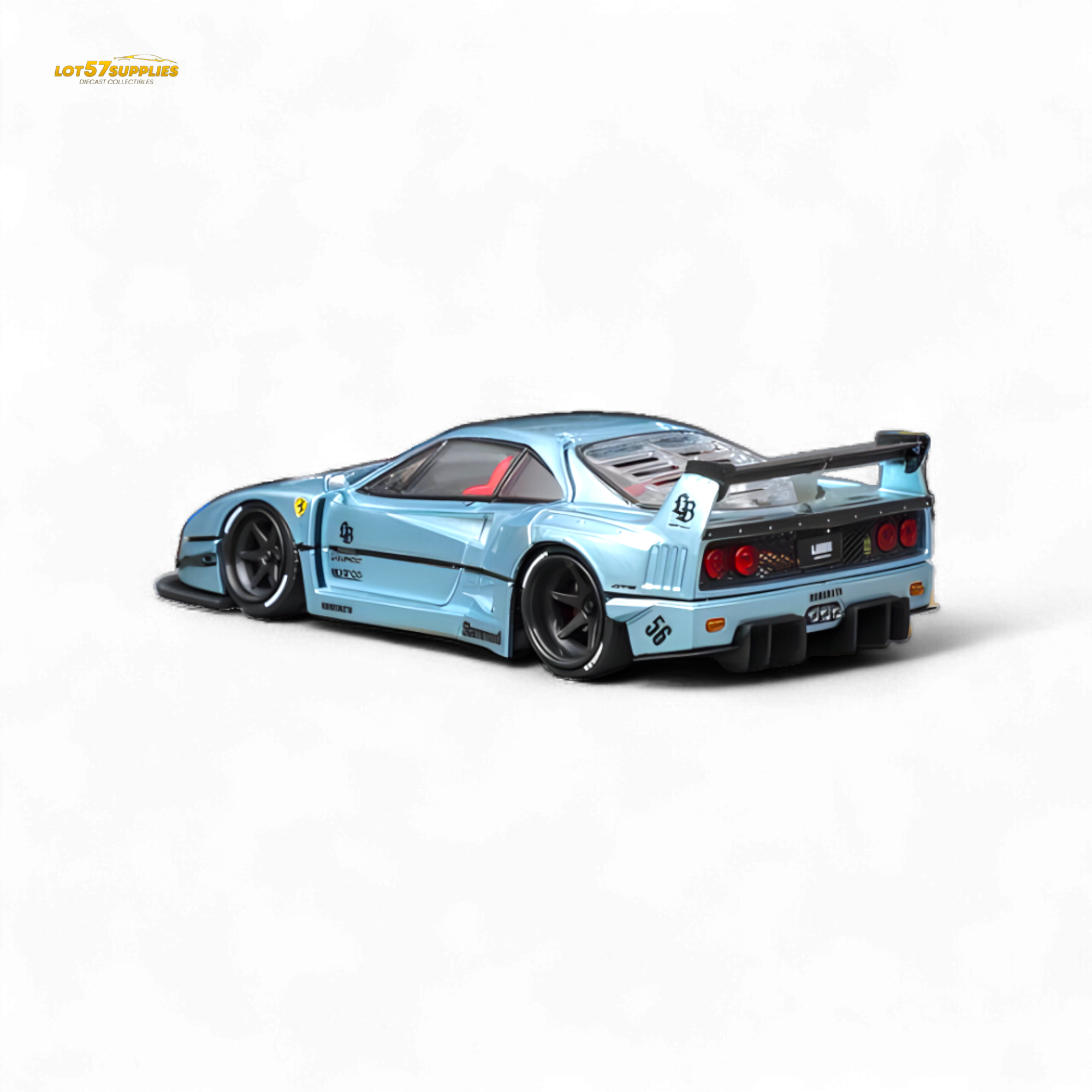 Star Model Ferrari F40 LB-Works WideBody Ice Blue 1:64