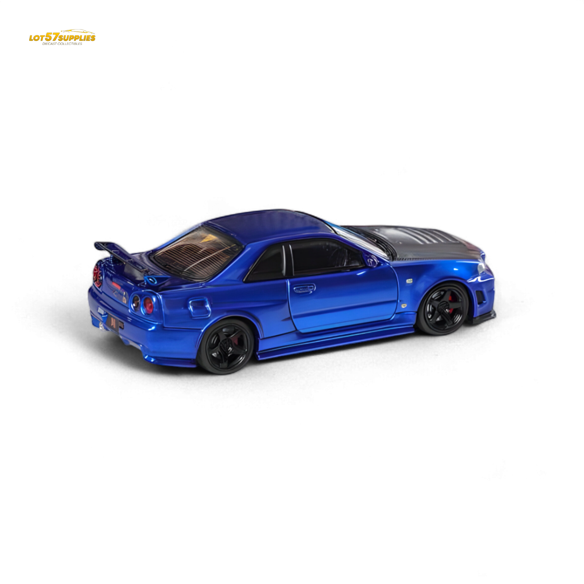 Fuji Skyline R34 GT-R Nismo Z-Tune Bayside Blue 1:64