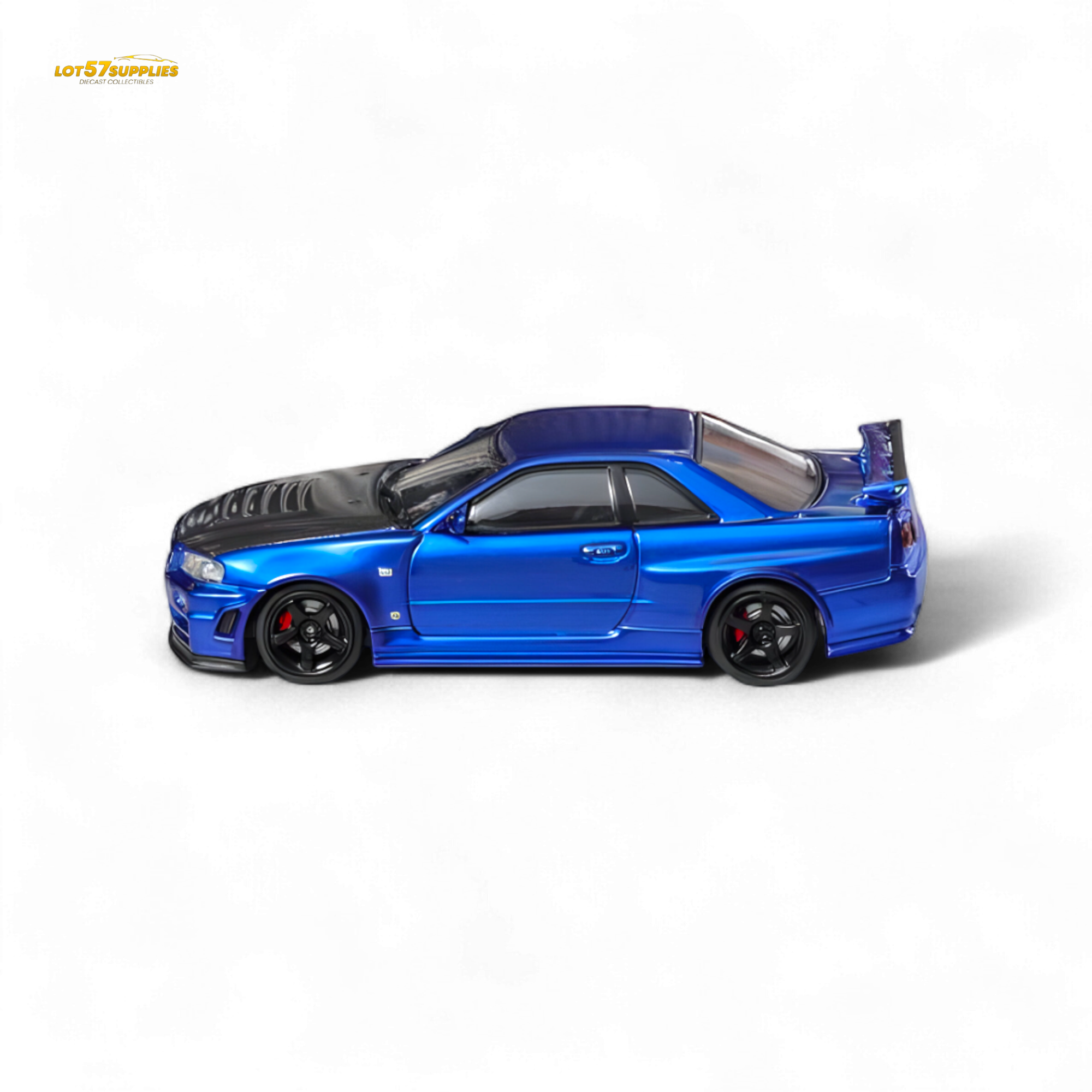 Fuji Skyline R34 GT-R Nismo Z-Tune Bayside Blue 1:64