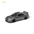 Fuji Skyline R34 GT-R Nismo Z-Tune Gun Grey 1:64