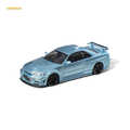 Fuji Skyline R34 GT-R Nismo Z-Tune Ice Blue 1:64