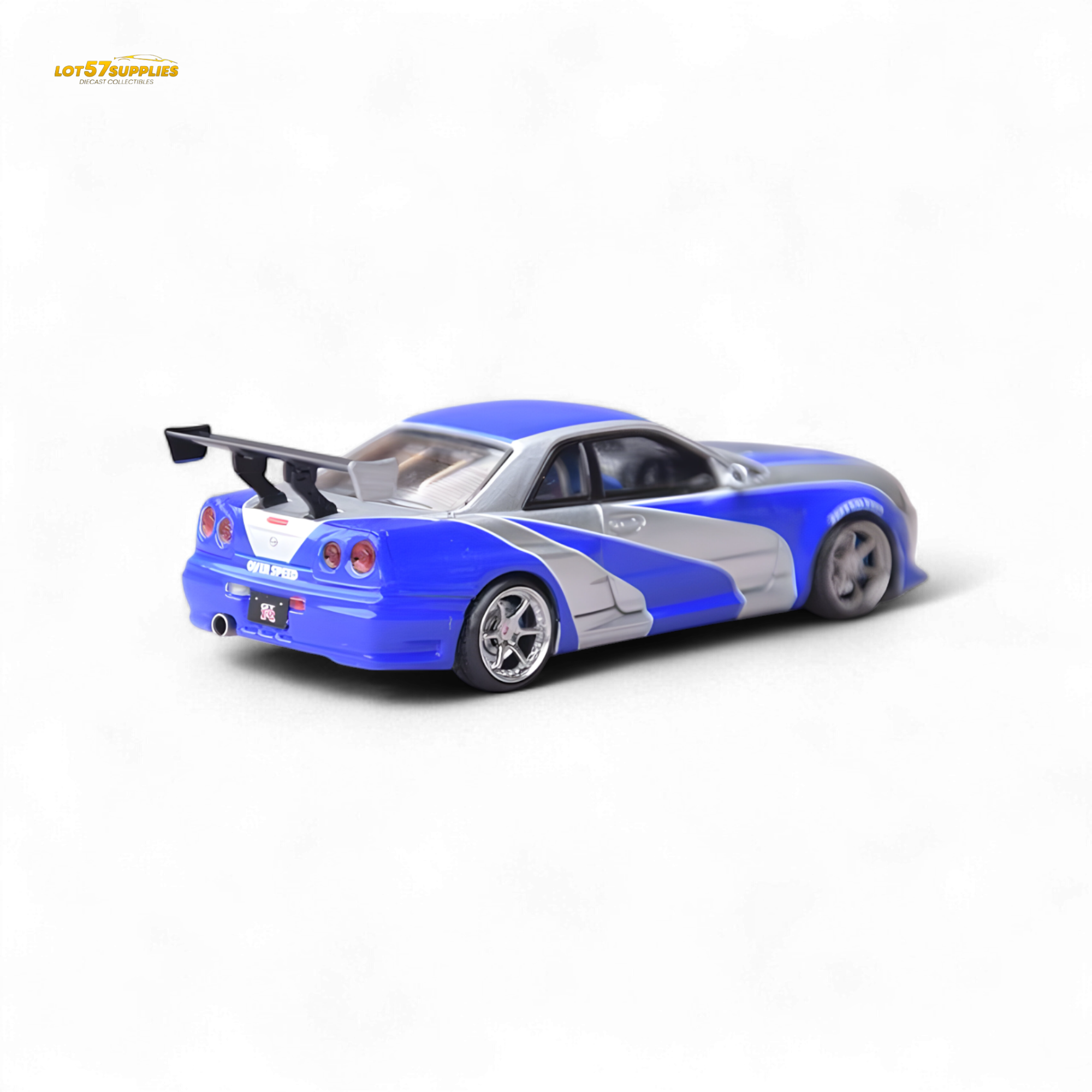 Focal Horizon Skyline GT-R R34 NFS Silver Blue 1:64