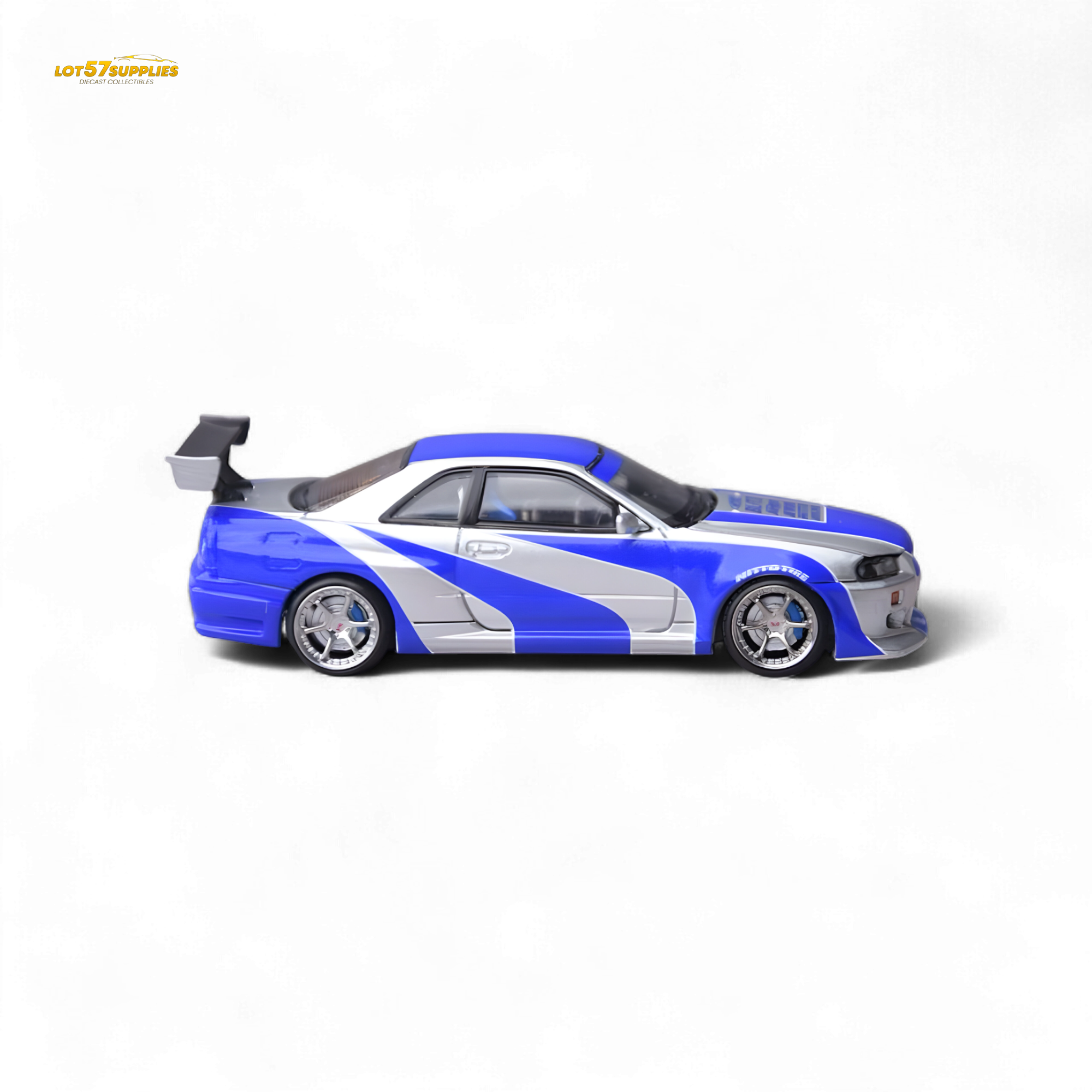 Focal Horizon Skyline GT-R R34 NFS Silver Blue 1:64