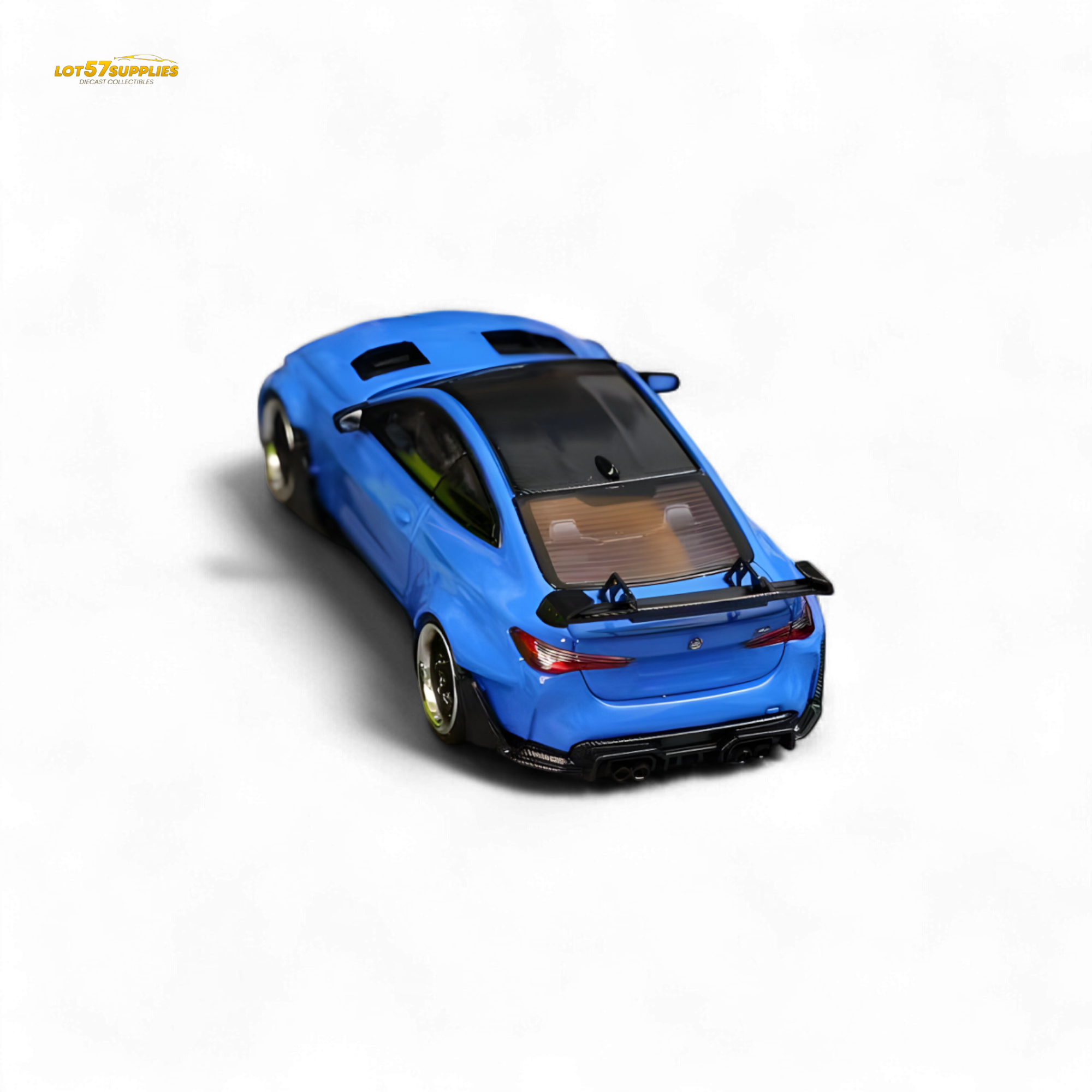 SW BMW G82 M4 Wide-Body Modified Portimao Blue 1:64