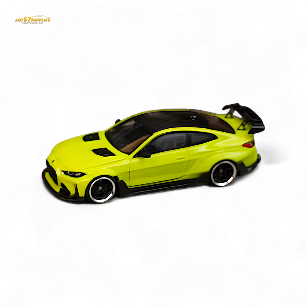 SW BMW G82 M4 Wide-Body Modified - Sao Paulo Yellow 1:64