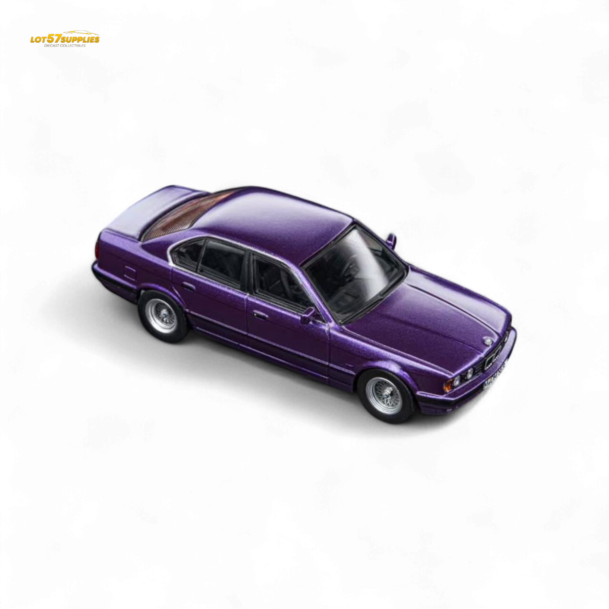 DCM BMW E34 5-Series Sedan Daytona Roland Purple 1:64