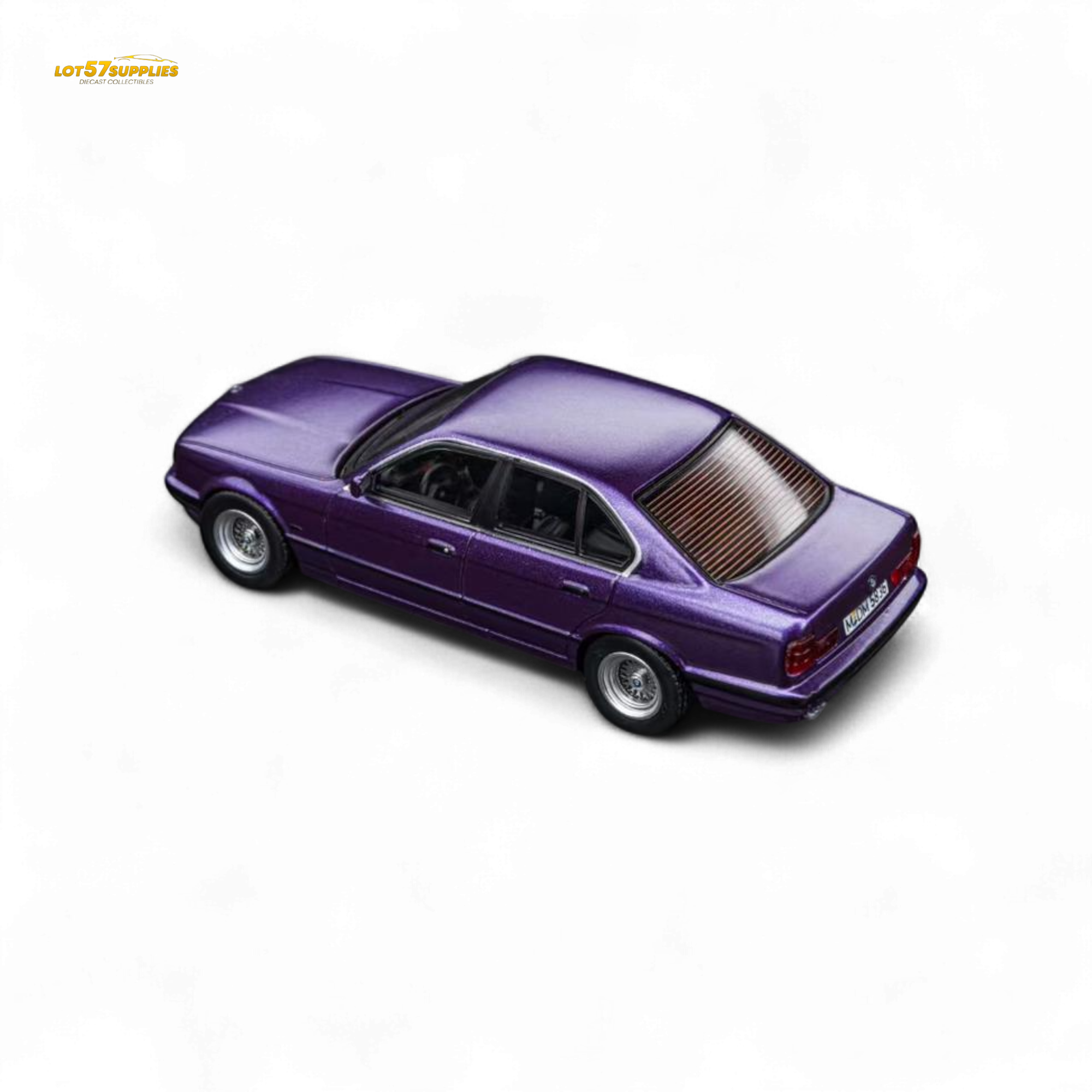 DCM BMW E34 5-Series Sedan Daytona Roland Purple 1:64