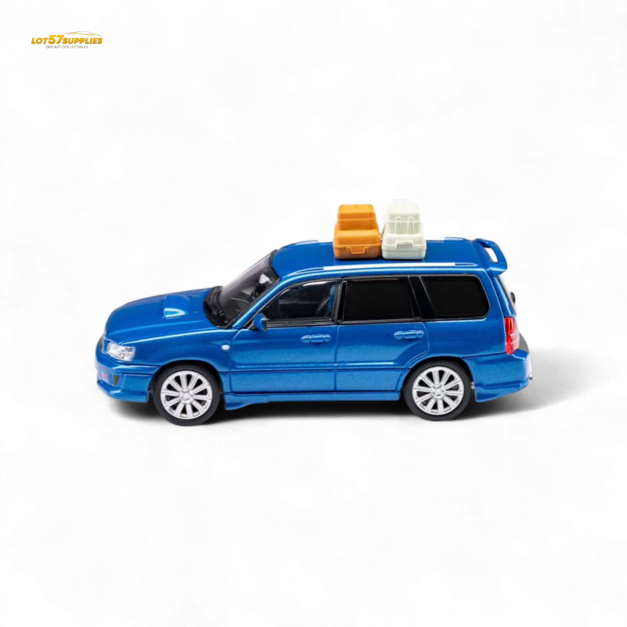 ModelModel Subaru Forester SG9 STI Rally Blue 1:64