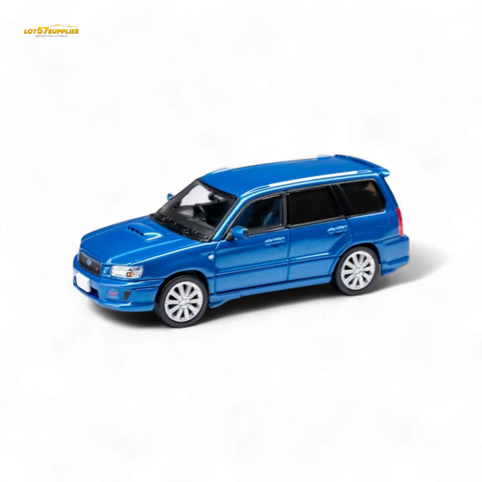 ModelModel Subaru Forester SG9 STI Rally Blue 1:64
