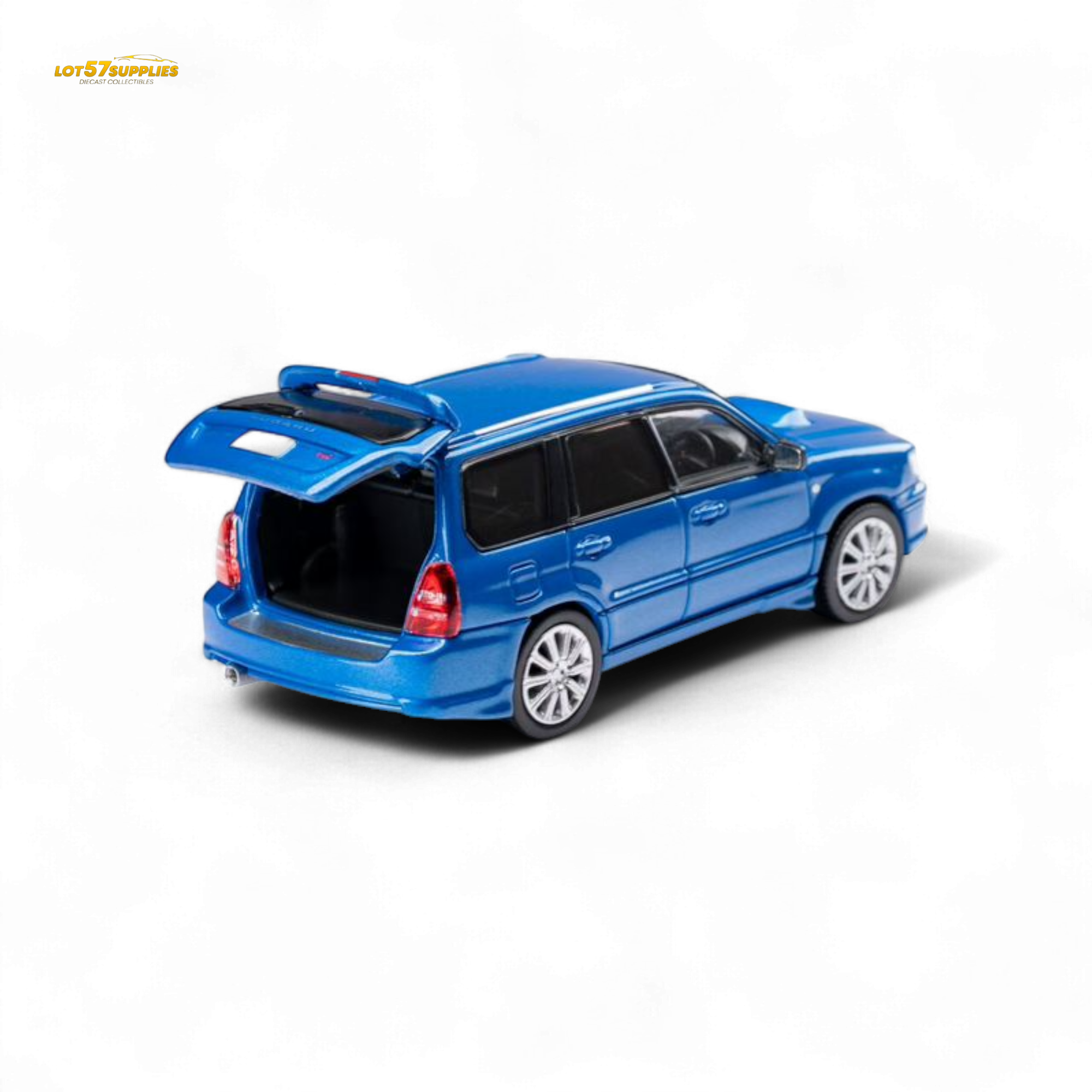 ModelModel Subaru Forester SG9 STI Rally Blue 1:64