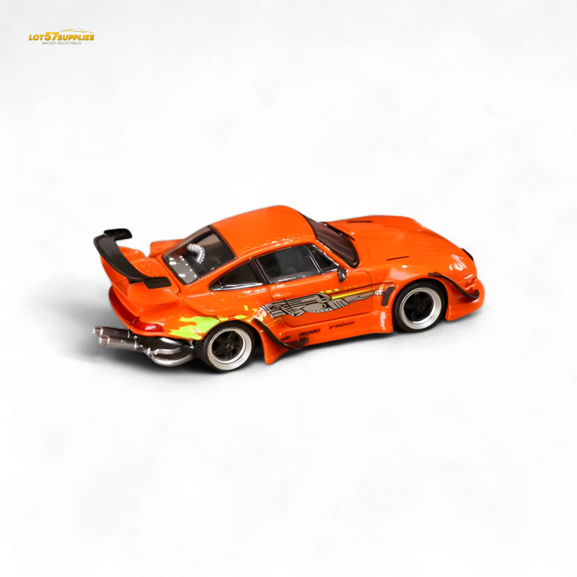 SW RWB Porsche 993 Orange 1:64