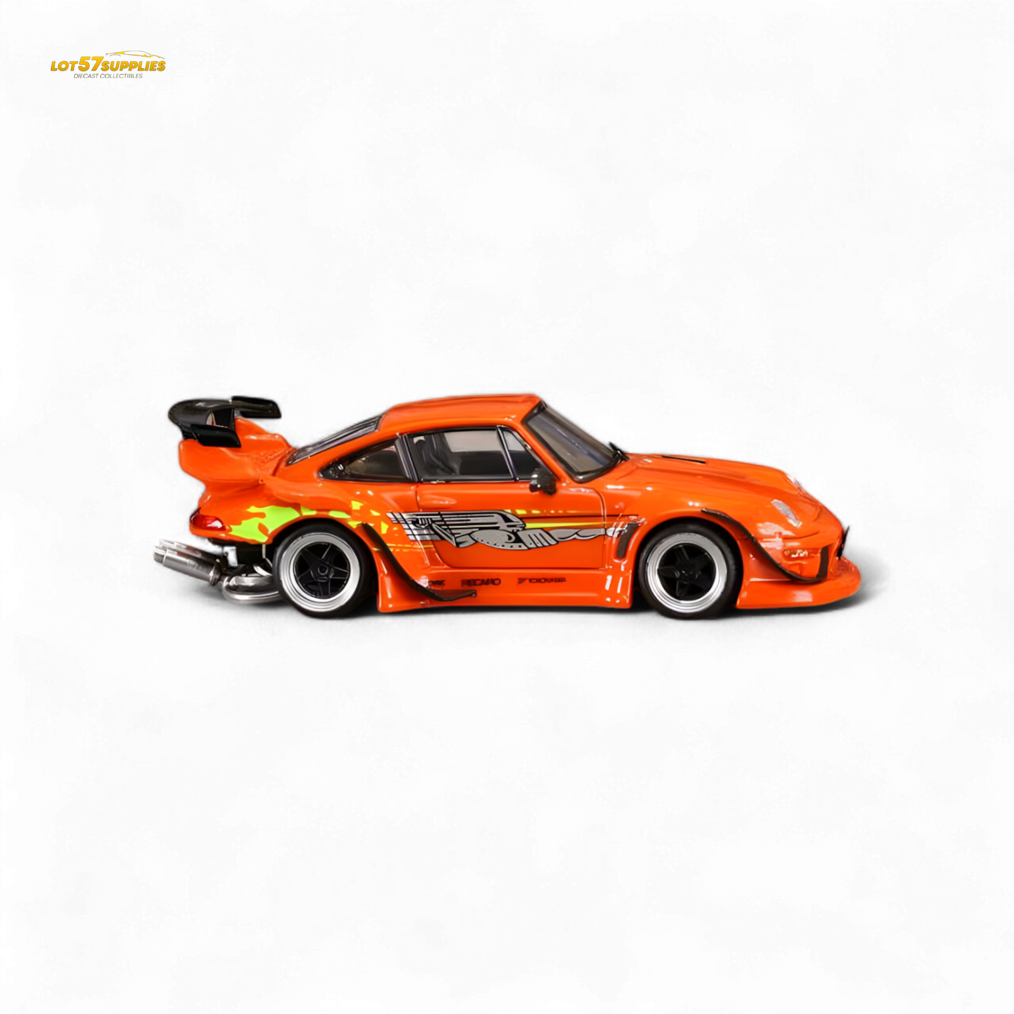 SW RWB Porsche 993 Orange 1:64