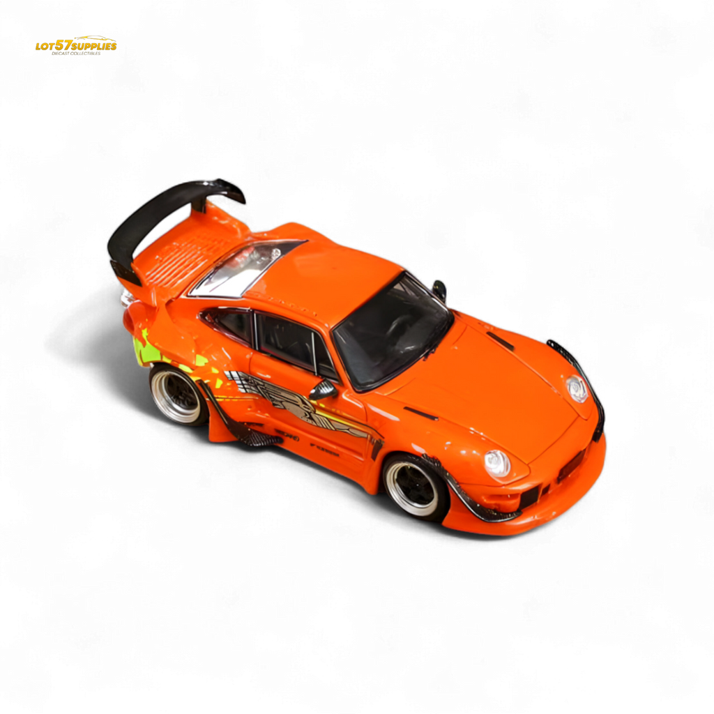 SW RWB Porsche 993 Orange 1:64