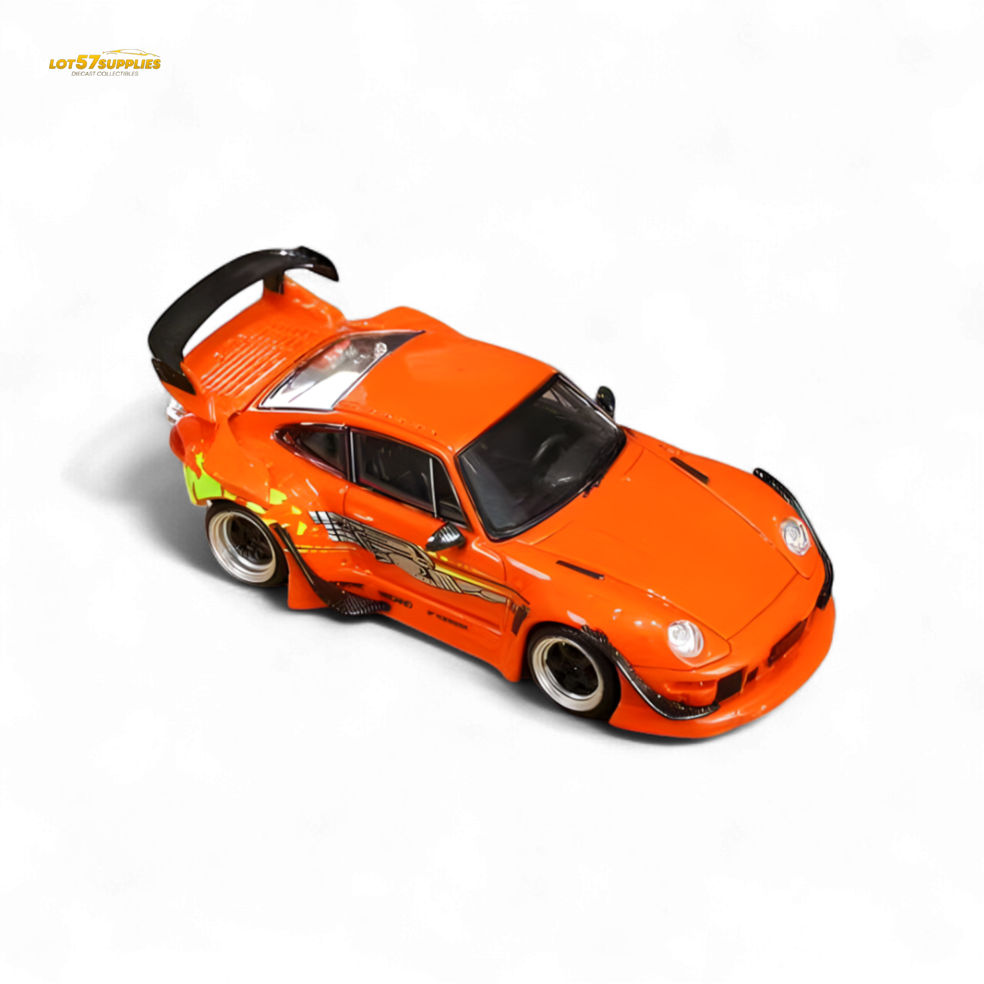 SW RWB Porsche 993 Orange 1:64