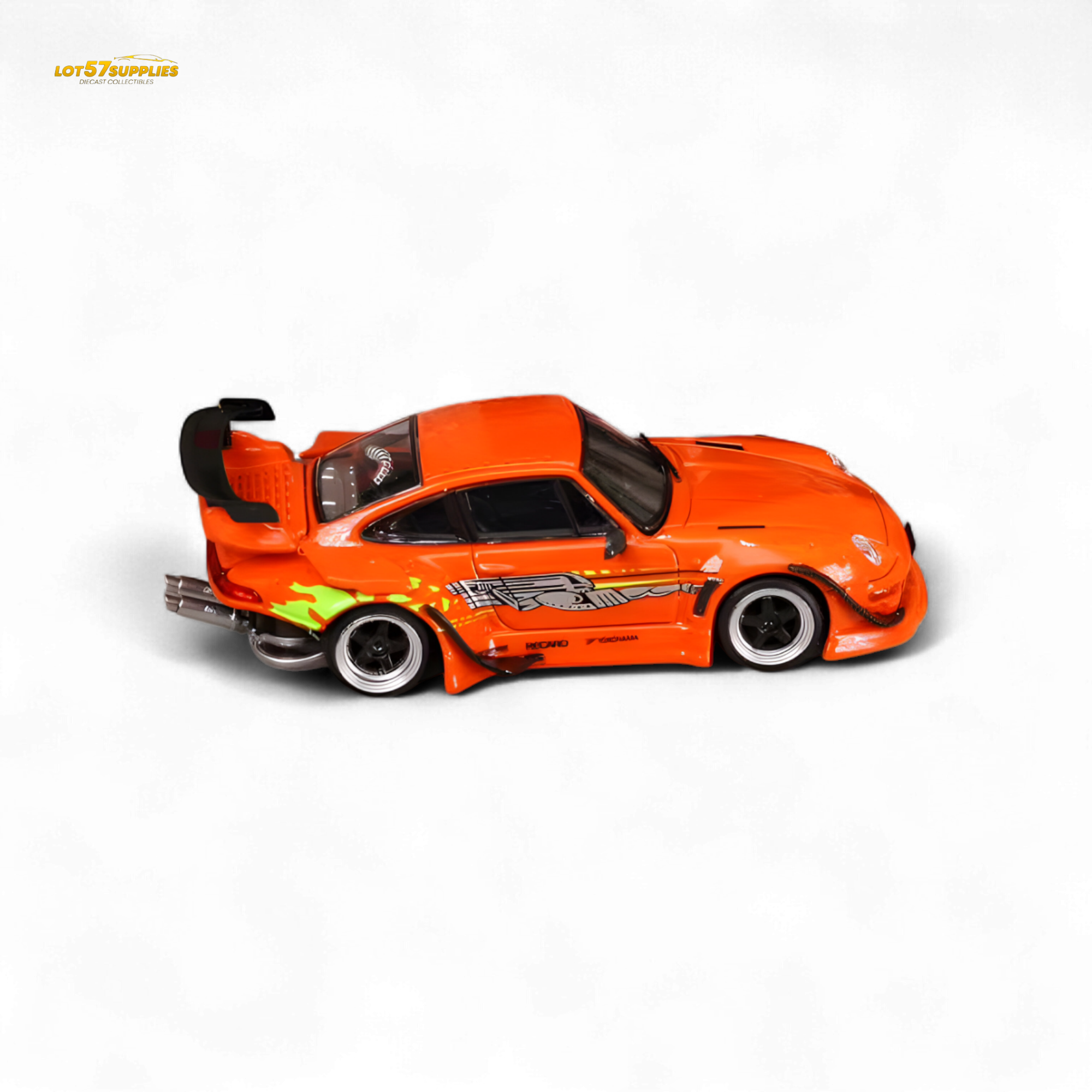 SW RWB Porsche 993 Orange 1:64