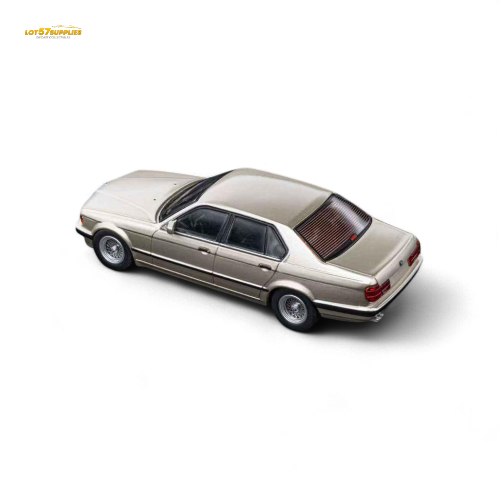 DCM BMW E32 7-Series Sedan Cashmere Beagle Gold 1:64