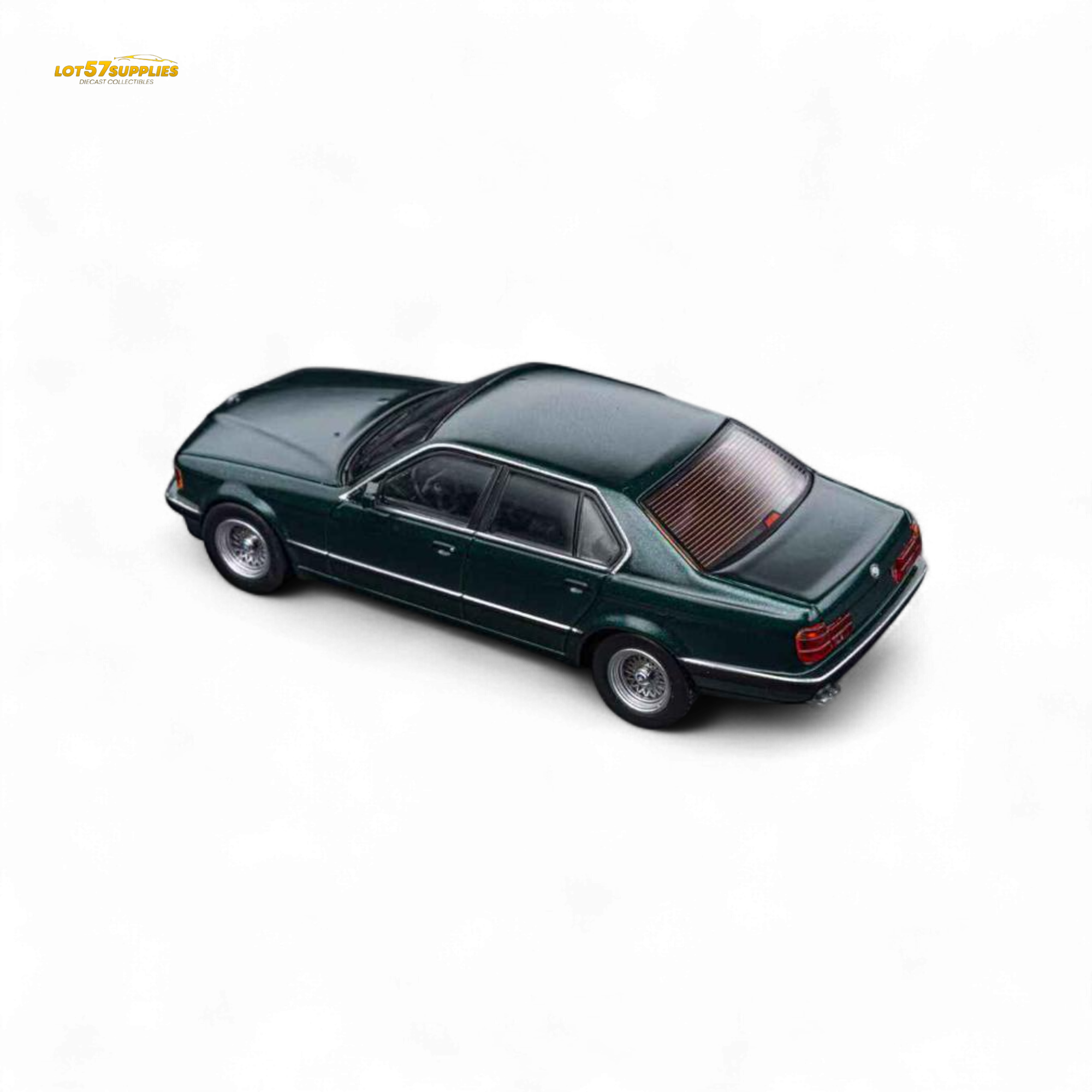 DCM BMW E32 7-Series Sedan Oxford Metallic Green 1:64