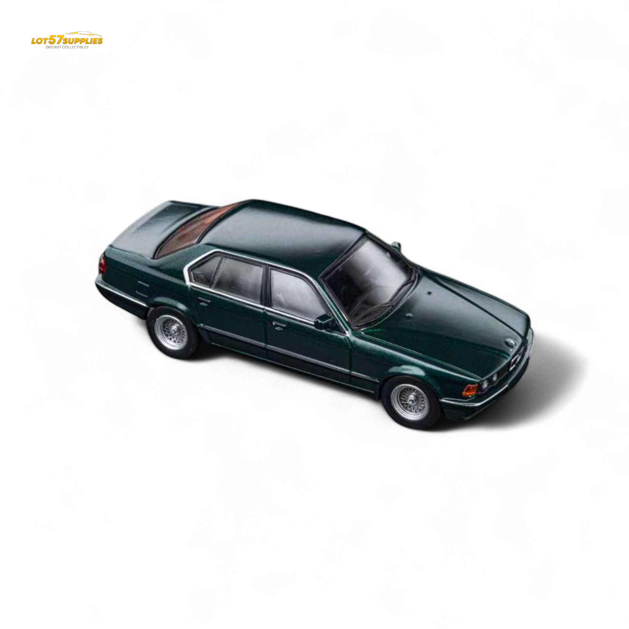 DCM BMW E32 7-Series Sedan Oxford Metallic Green 1:64